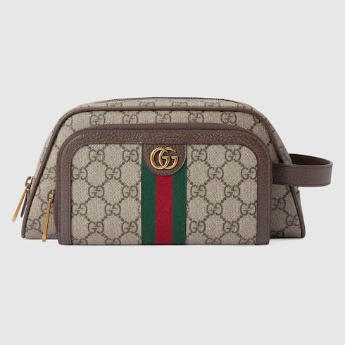 Gucci Gucci Web Savoy Toiletry Case Size ONE SIZE - 1 Thumbnail