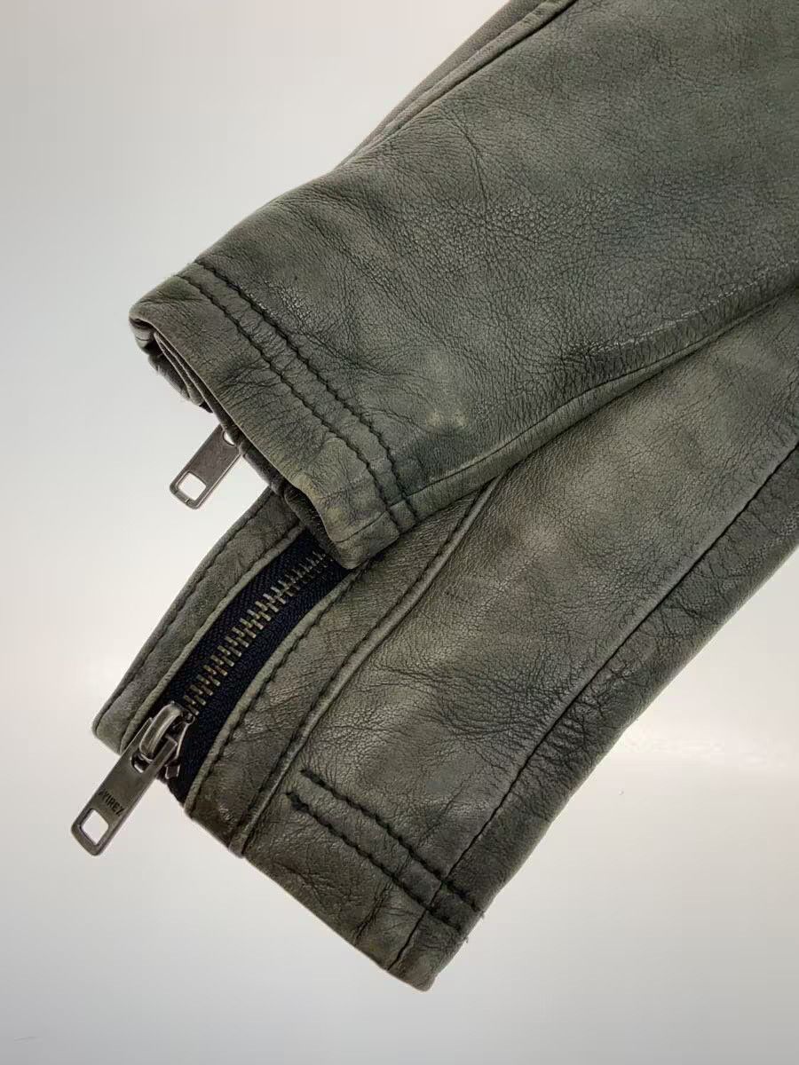 Avirex Avirex Plain Sheep Leather Jacket Blouson Green Size US M / EU 48-50 / 2 - 6 Thumbnail