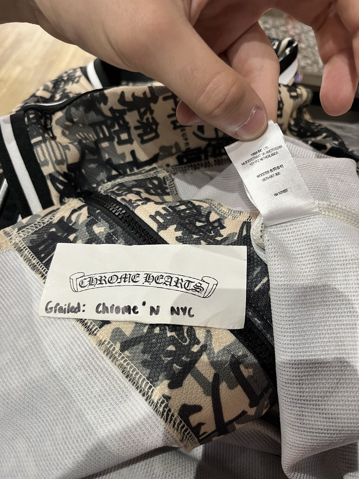 Supreme NEW Supreme Kanji Zip Up Jersey Sz M Size US M / EU 48-50 / 2 - 7 Thumbnail