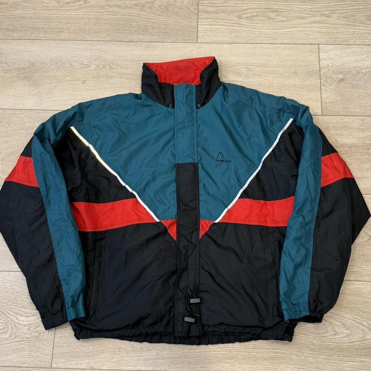 Vintage Head Sportswear Windbreaker Jacket 90s Colorful
