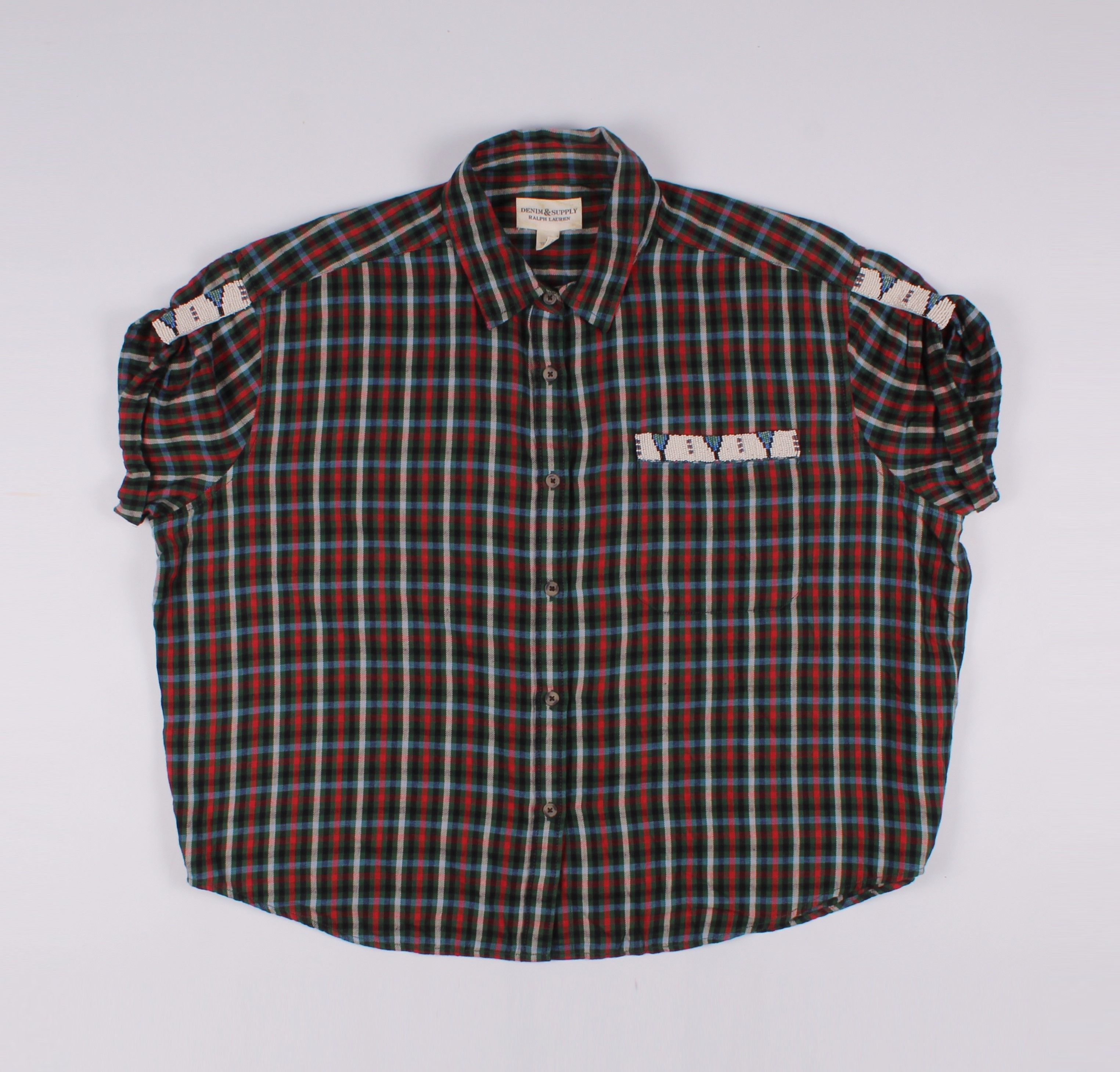 Denim & Supply Ralph Lauren × Ralph Lauren Ralph Lauren Denim and Supply Checkered Oversized Shirt Size M / US 6-8 / IT 42-44 - 4 Thumbnail