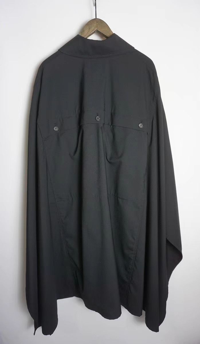 Yohji Yamamoto Yohji Yamamoto 22SS Dark Cape Poncho K11 Size US L / EU 52-54 / 3 - 2 Thumbnail