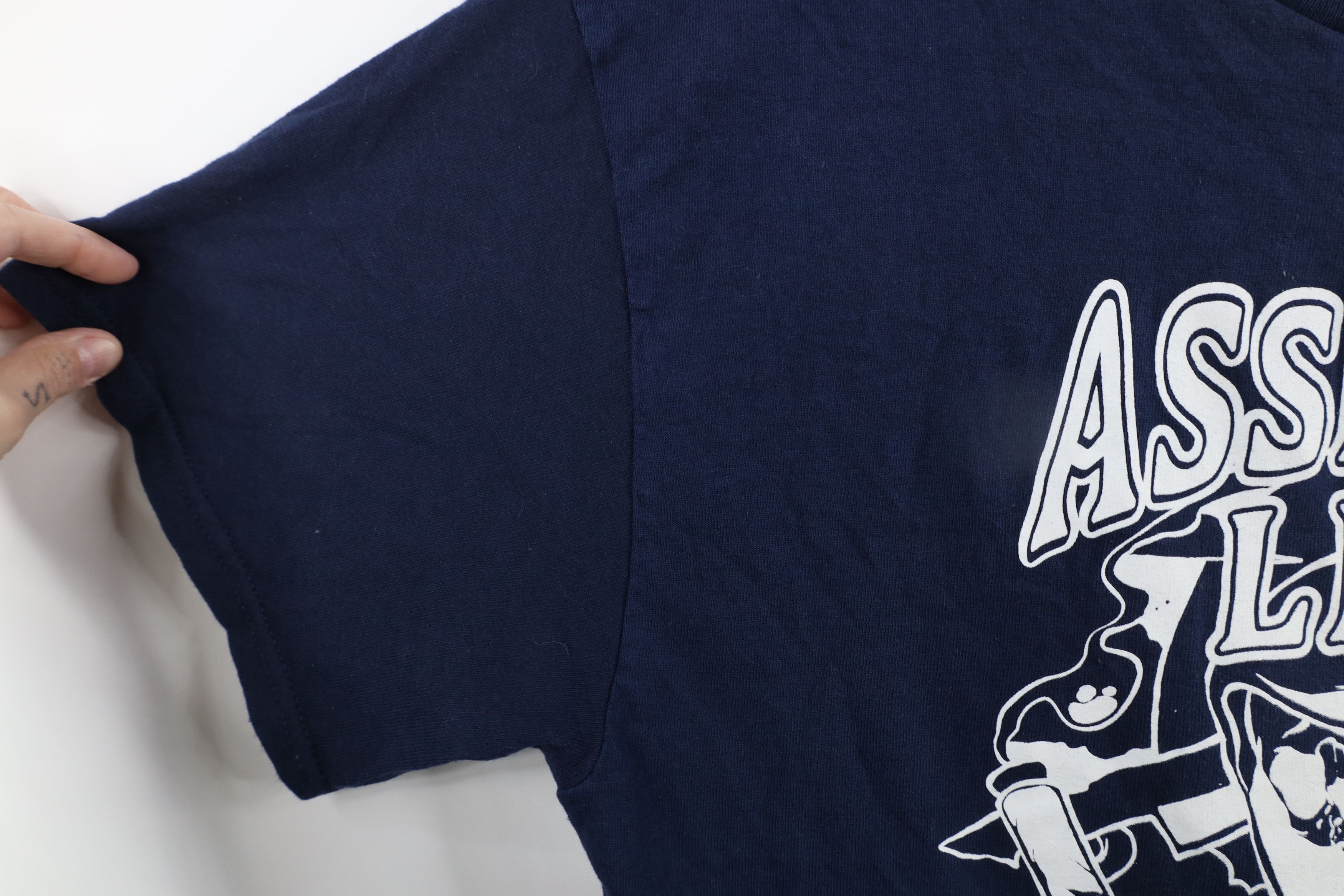 Vintage Streetwear A**holes Live Forever Reaper T-Shirt Navy Blue Size US L / EU 52-54 / 3 - 8 Thumbnail