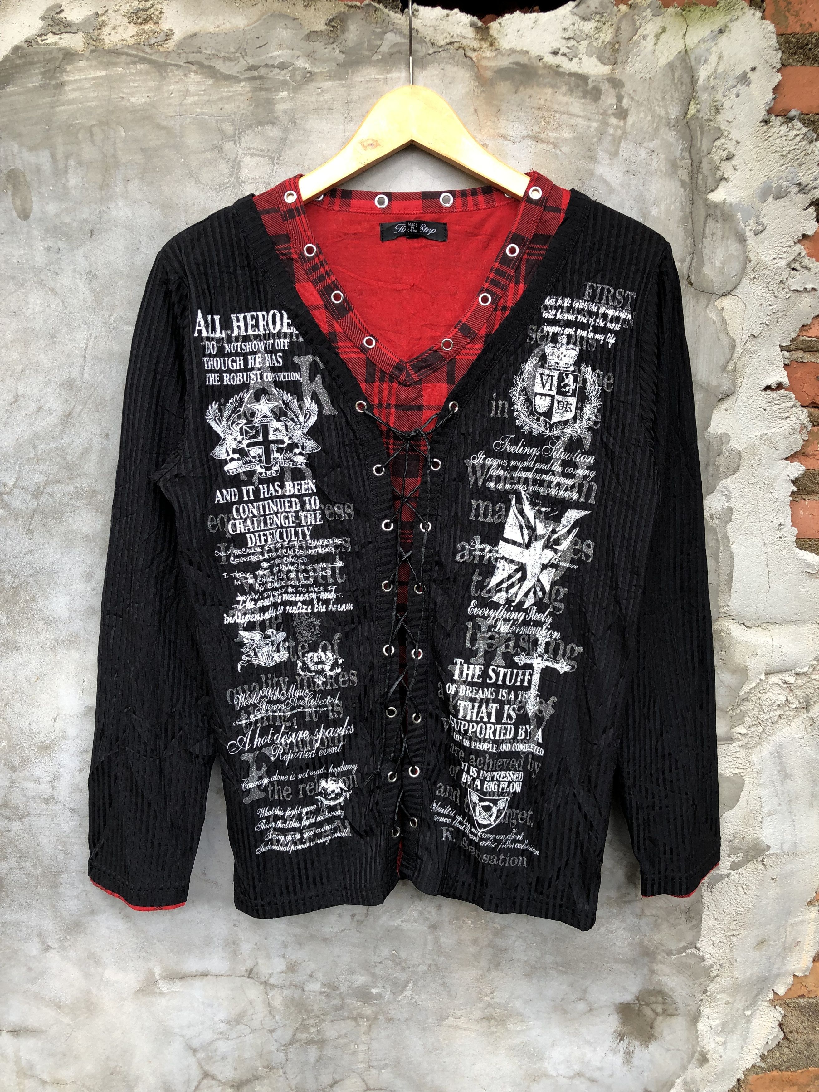 Beauty Beast Y2K Time Step Japanese gothic laces longsleeve Size US M / EU 48-50 / 2 - 2 Thumbnail
