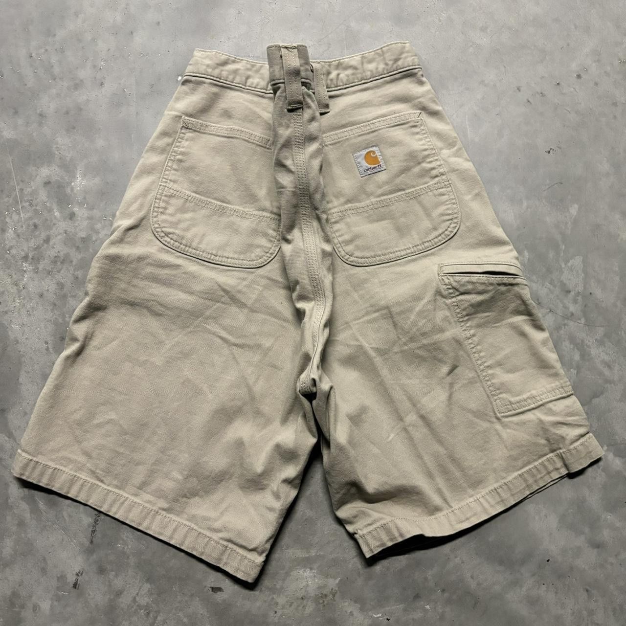 Vintage Khaki Carhartt Workwear Skater Essential Shorts!