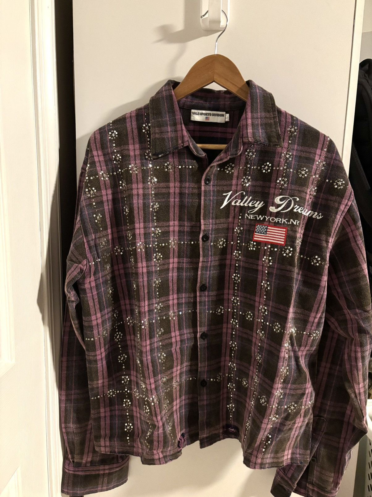 Vale Vale Forever Purple Rain Flannel Size US L / EU 52-54 / 3 - 1 Thumbnail