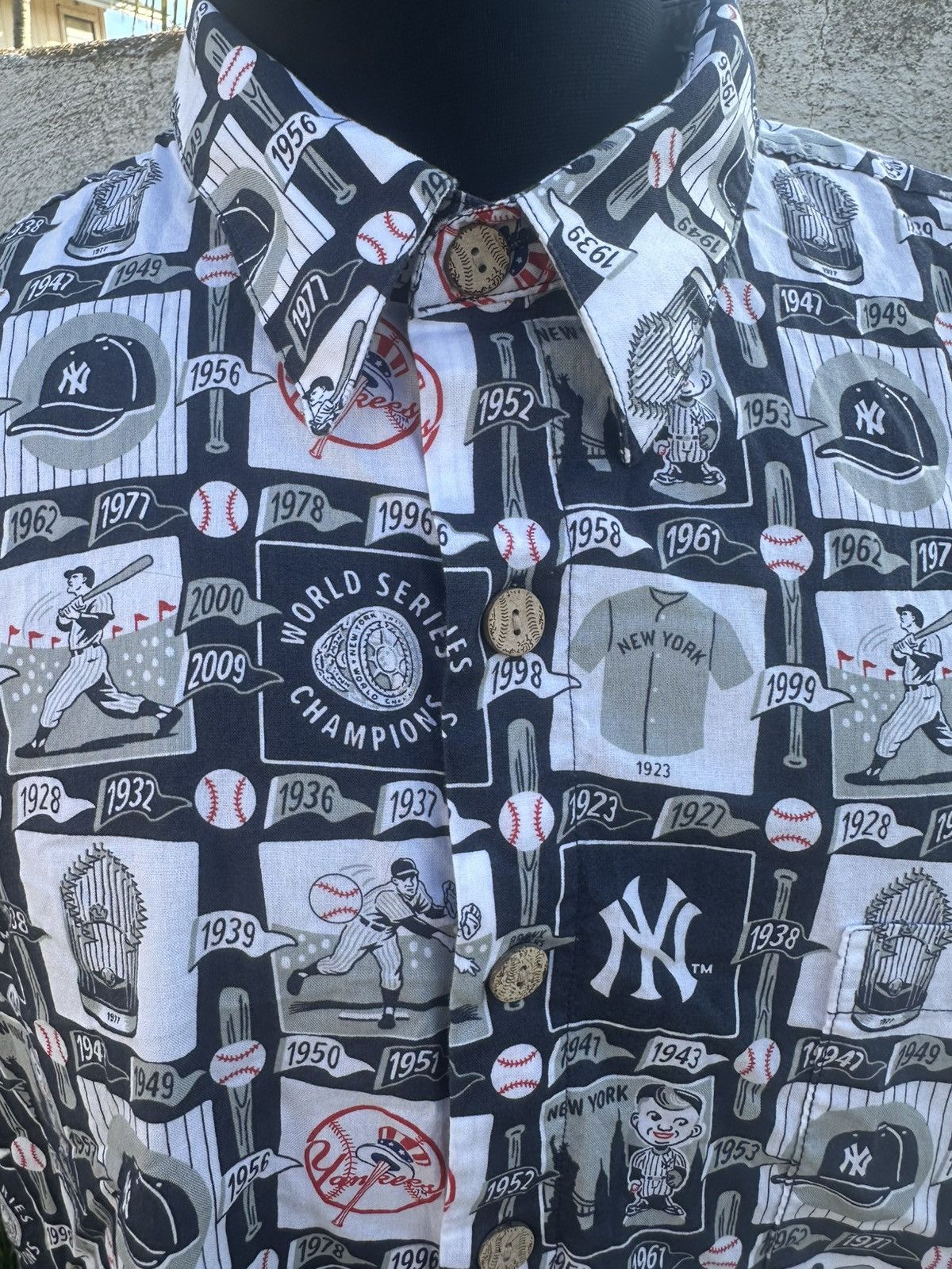 Reyn Spooner Reyn Spooner Navy New York Yankees Champions Men's 3XL Size US XXL / EU 58 / 5 - 3 Thumbnail