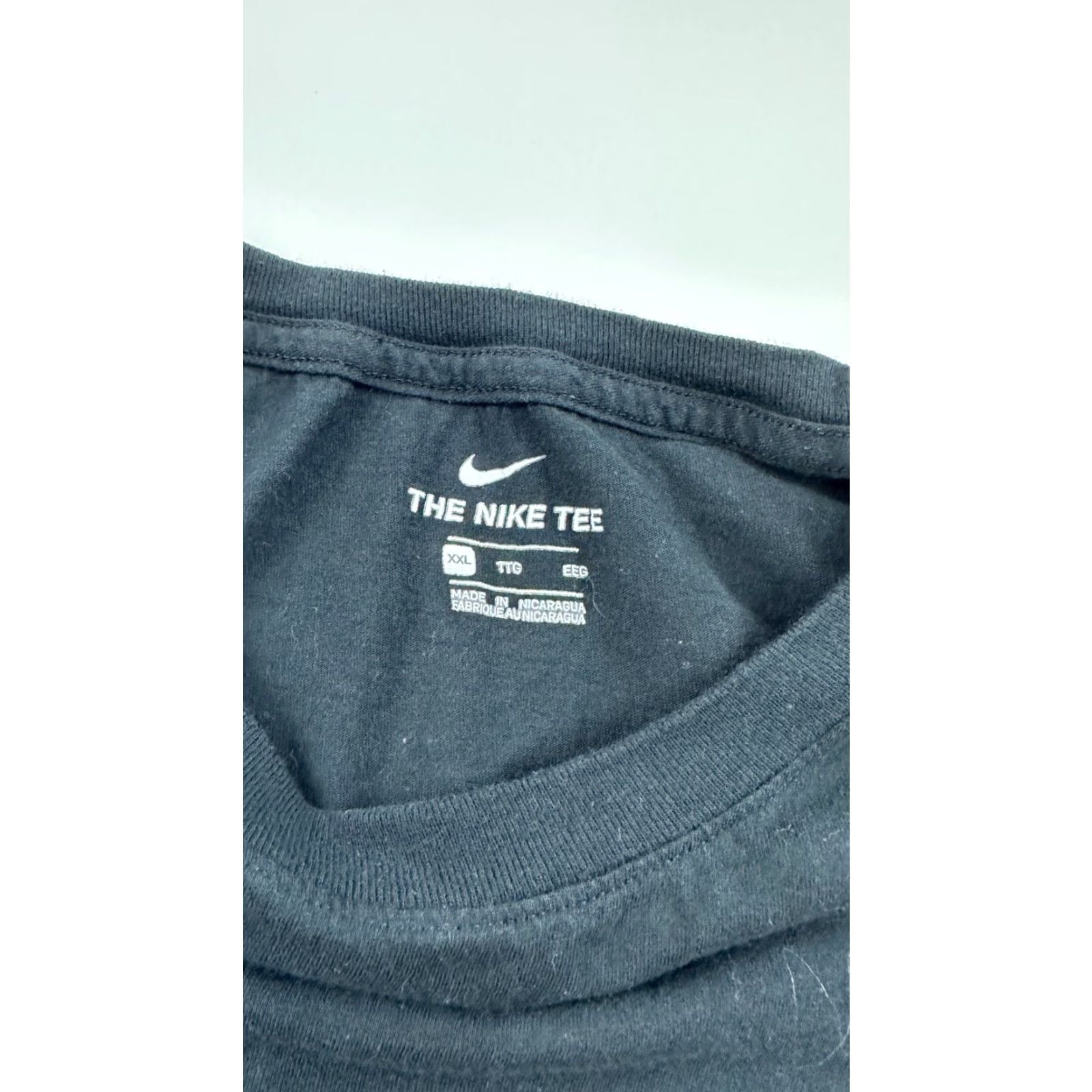 Nike Nike T-Shirt Mens 2XL Black Swoosh Logo Regular Fit Crew Neck Sports Outdoor Size US XXL / EU 58 / 5 - 3 Thumbnail