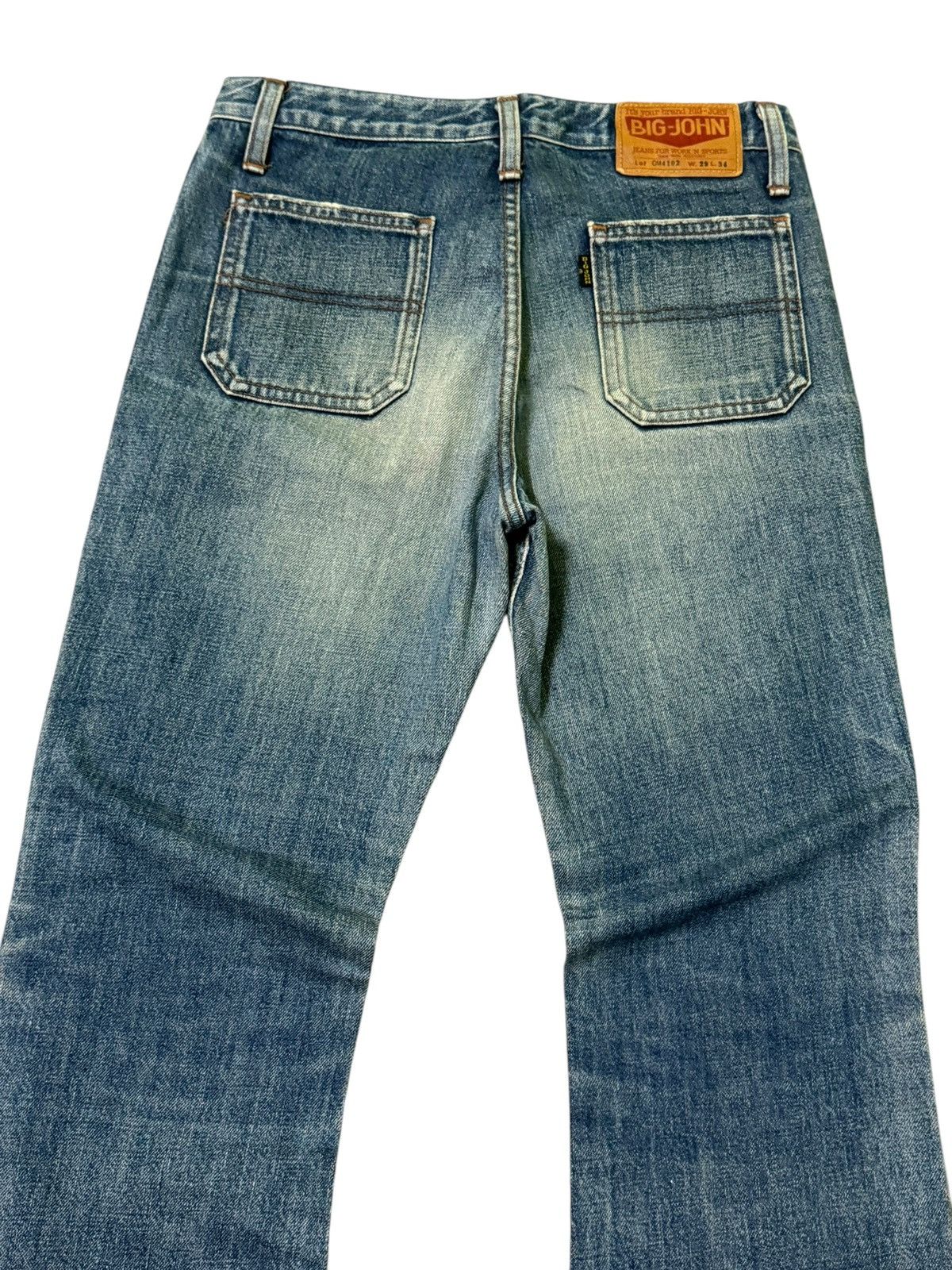 Big John × Vintage FLARED VINTAGE BIG JOHN BELL BOTTOM BOOTCUT JEANS Size US 28 / EU 44 - 9 Thumbnail