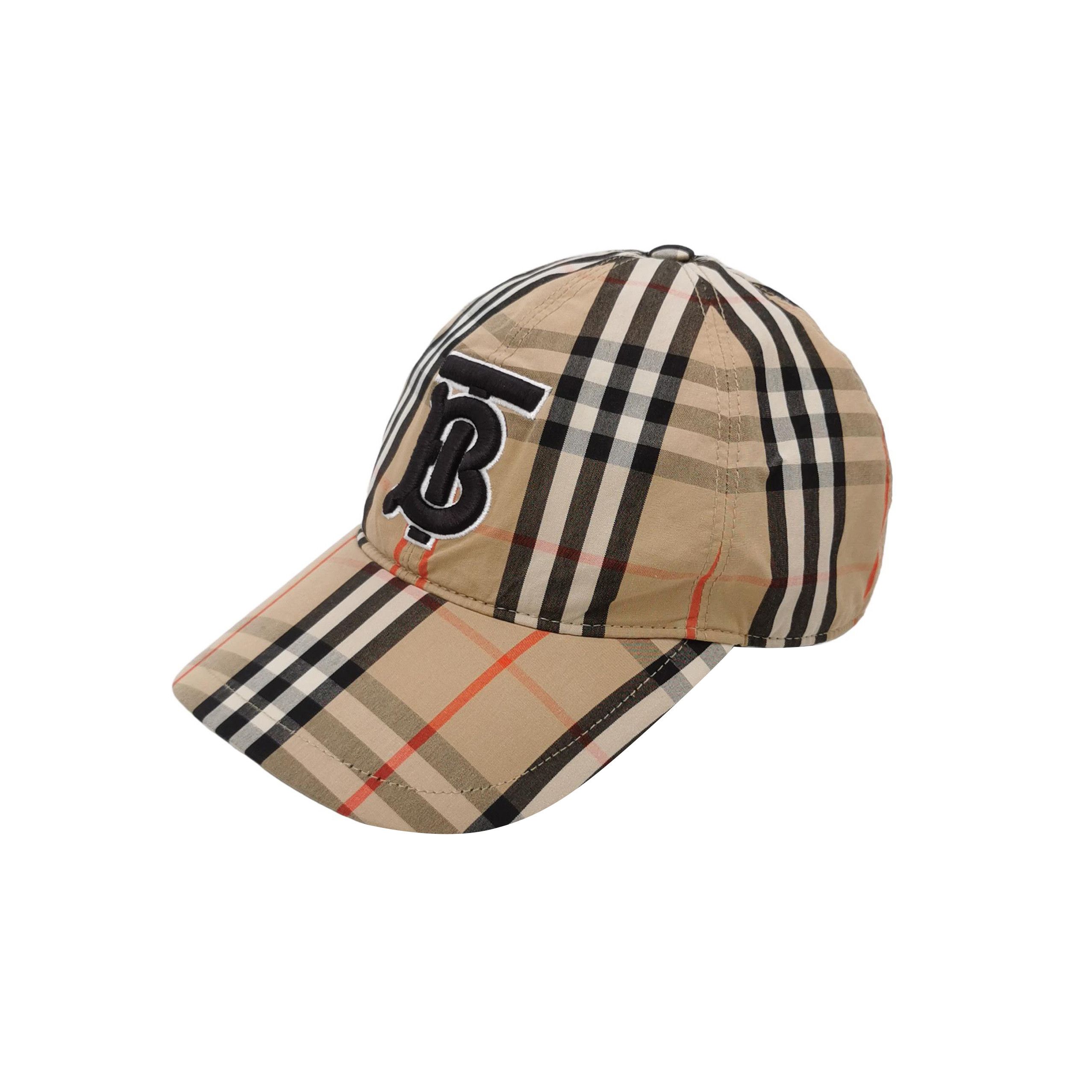 Burberry Burberry Monogram TB Check Baseball Cap Size M Size ONE SIZE - 1 Thumbnail