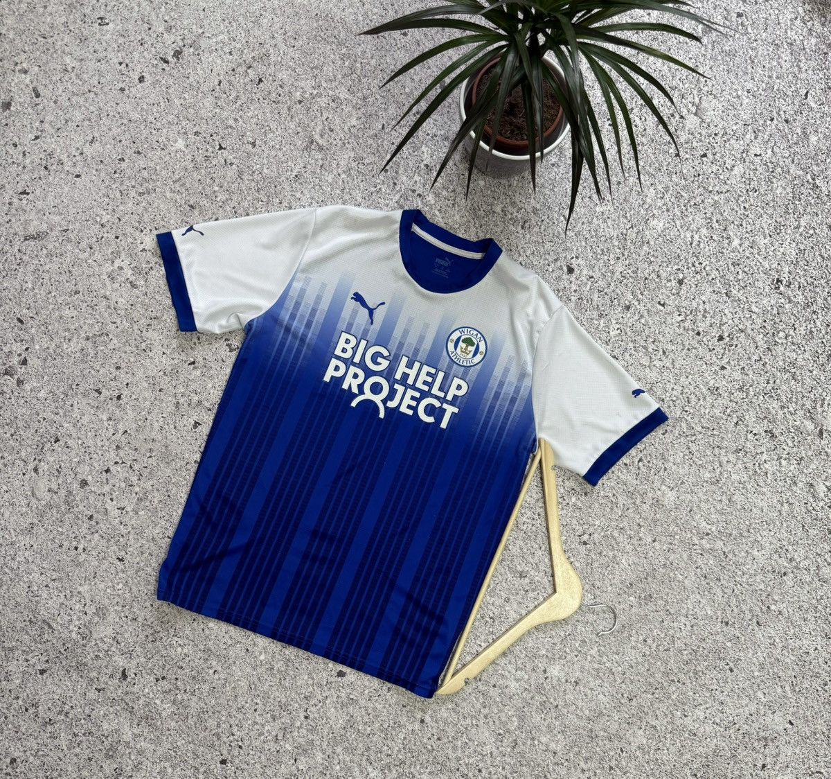 Puma × Vintage Vintage Puma Wigan Athletic 2022 2023 Home Soccer Jersey Size US XL / EU 56 / 4 - 1 Thumbnail