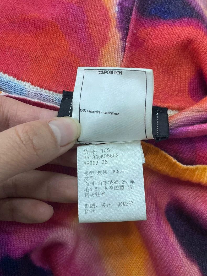 Chanel chanel Colourful faded hooded cashmere sweatshirt Size XS / US 0-2 / IT 36-38 - 5 Thumbnail