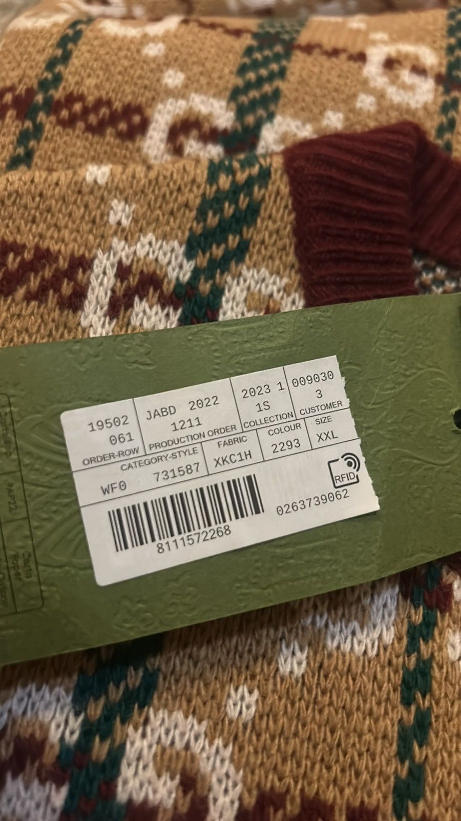 Gucci Gucci Monogram Checked Wool Intarsia Dress size XXL Size XXL / US 16-18 / IT 52-54 - 7 Thumbnail