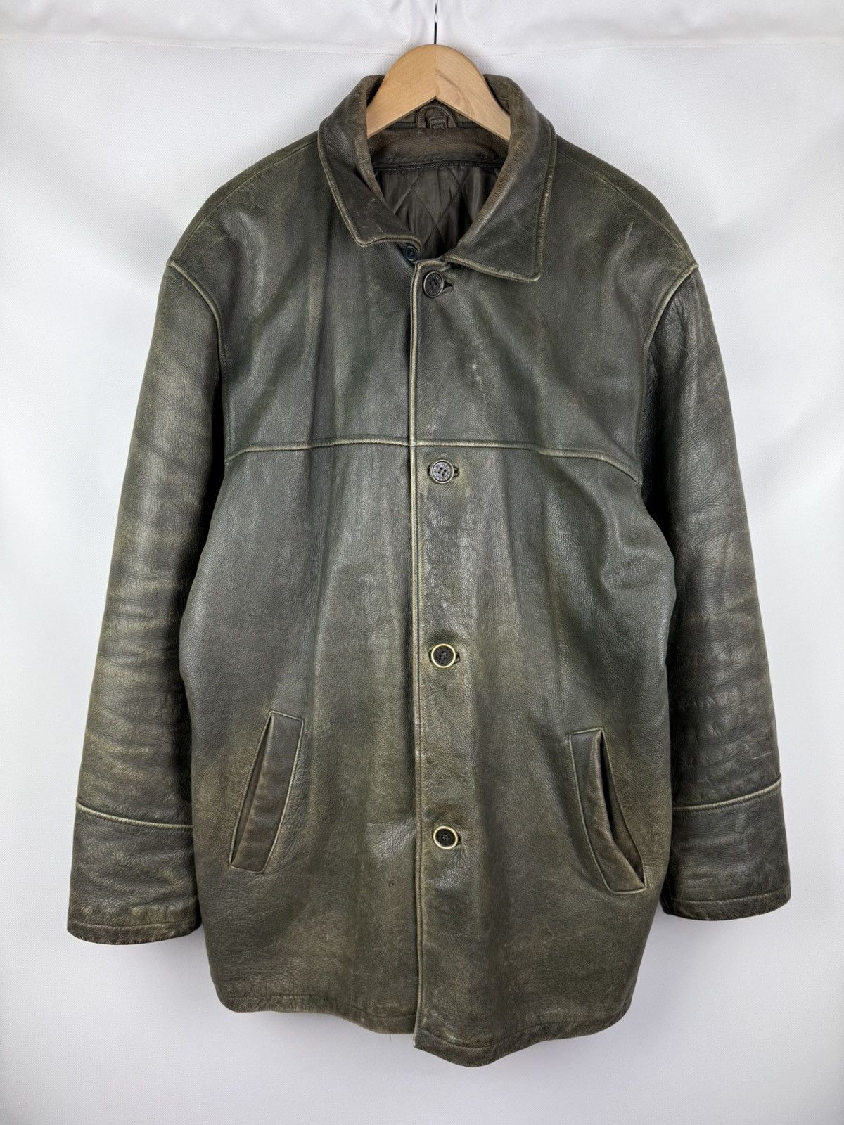 Other Helmsman Men’s Leather Jacket Coat Size 5XL Fits 2XL Size US XXL / EU 58 / 5 - 11 Thumbnail