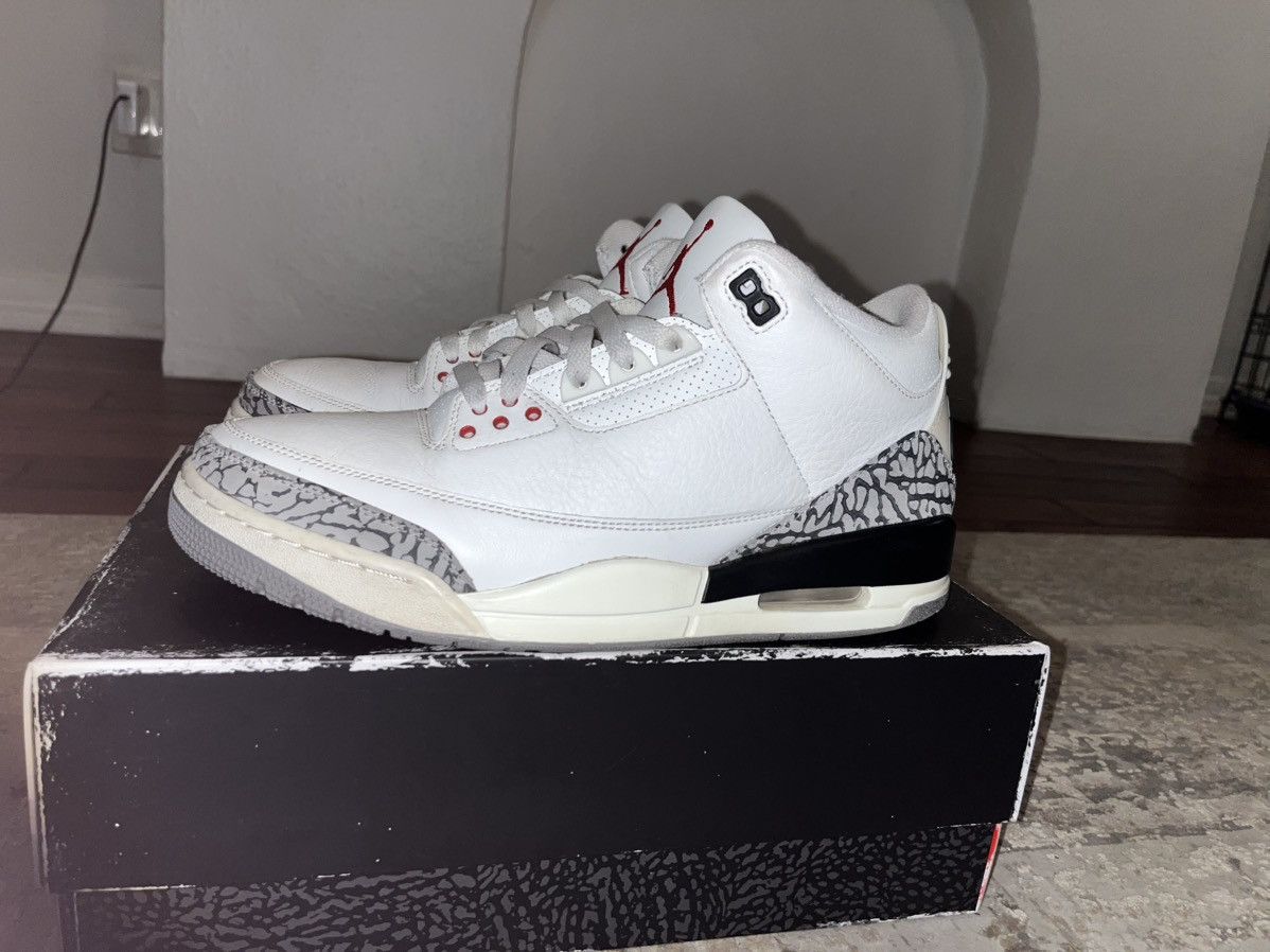 Jordan Brand Air Jordan 3 Retro 'White Cement Reimagined' 2023 Size US 10 / EU 43 - 2 Thumbnail