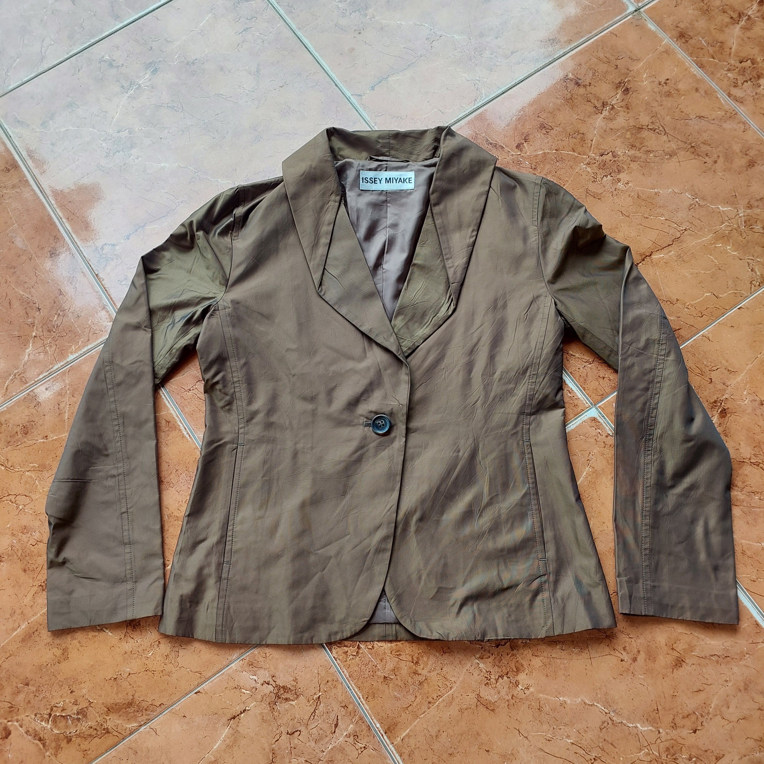 Issey Miyake Issey miyake brown blazer Size S / US 4 / IT 40 - 1 Thumbnail