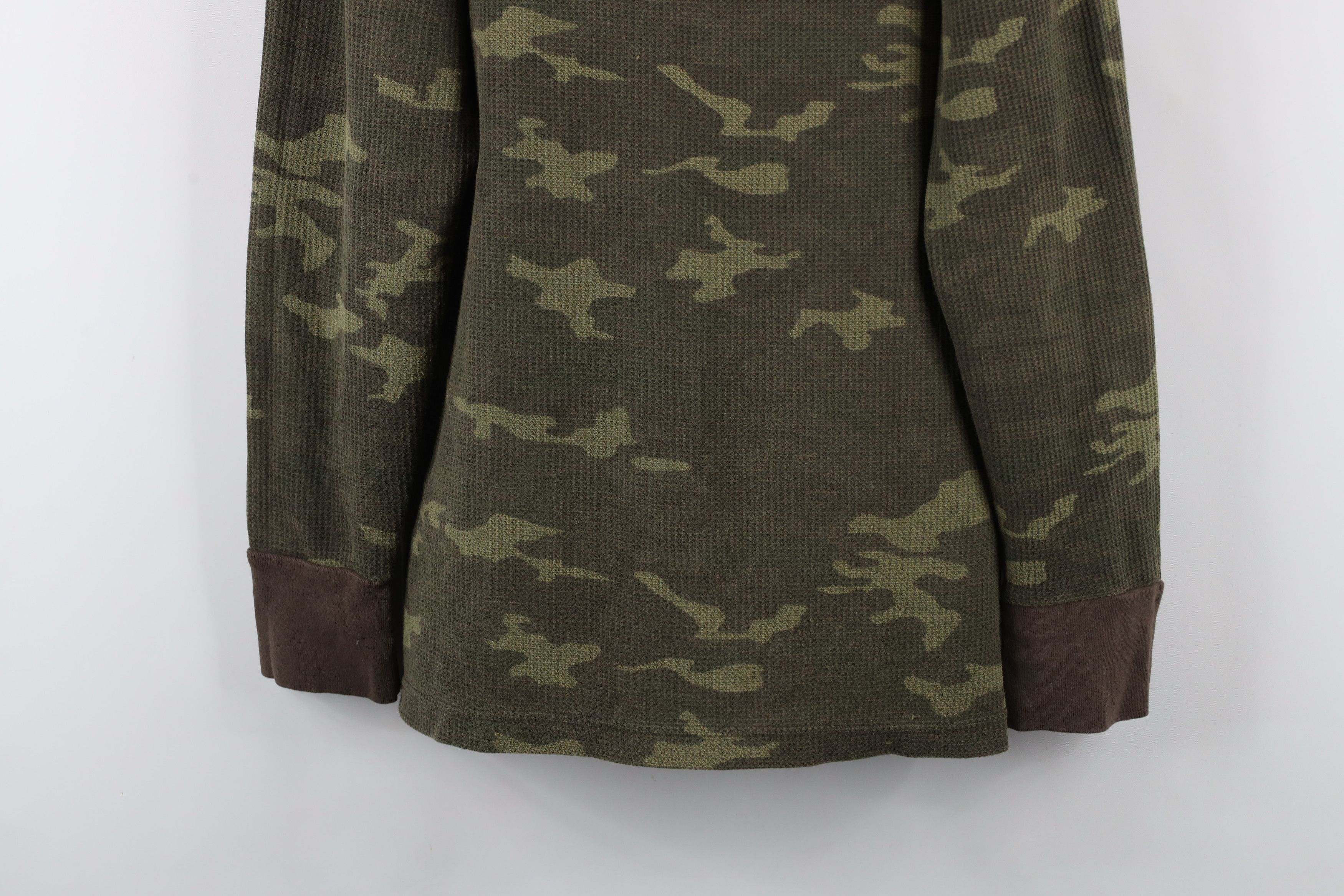 Vintage Vintage 90s Streetwear Waffle Knit Long Sleeve T-Shirt Size US M / EU 48-50 / 2 - 3 Thumbnail