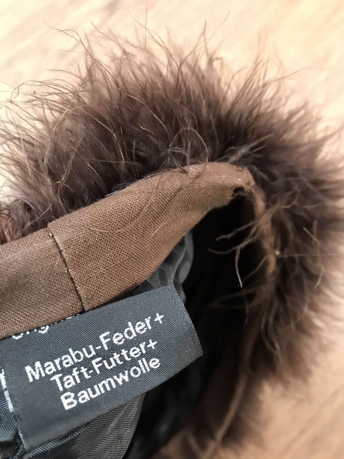Vintage Vintage Hat Marabu Fluff Size ONE SIZE - 4 Thumbnail