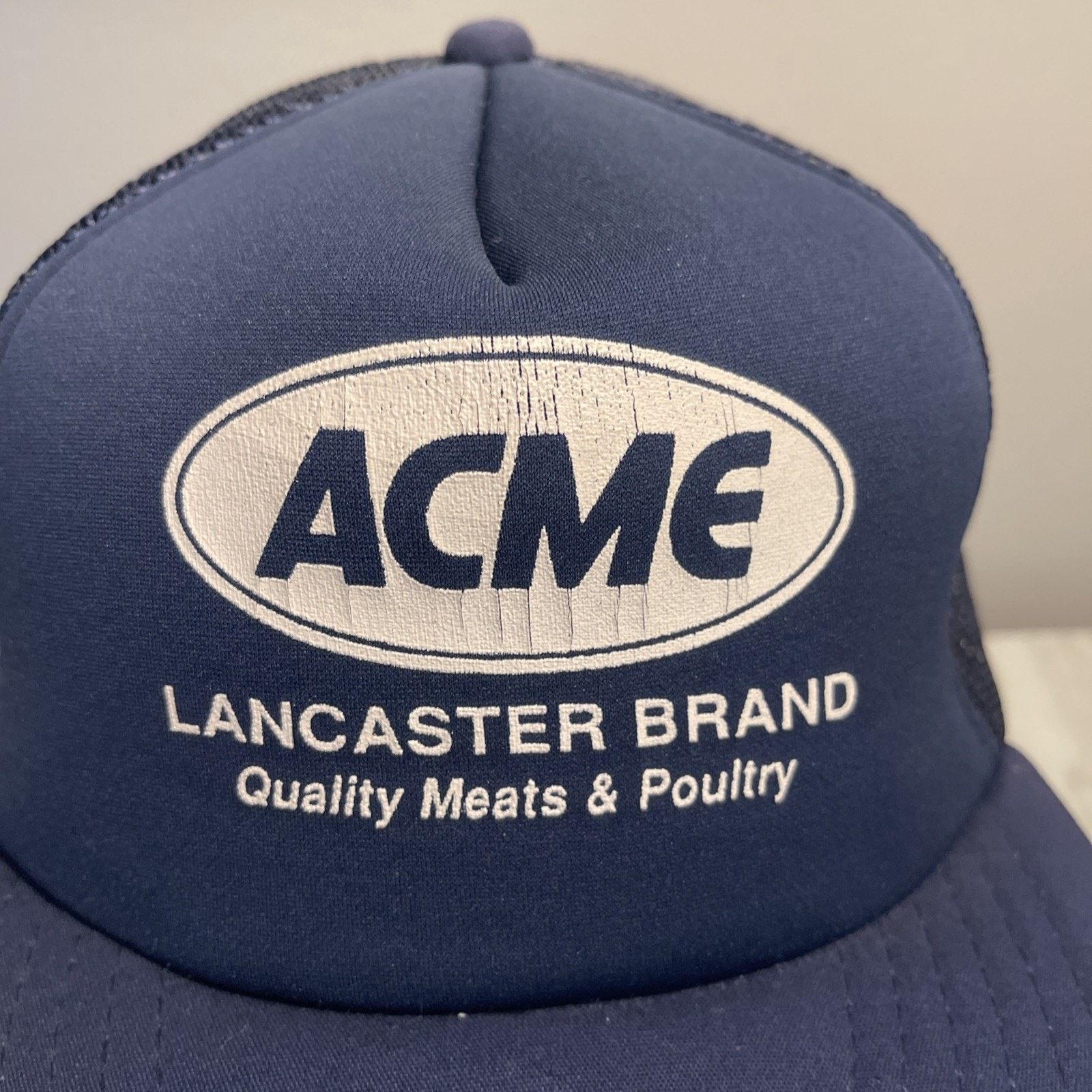 Vintage Vtg 1980’s Trucker Hat Snapback Cap ACME Lancaster Rare 2 Size ONE SIZE - 4 Thumbnail