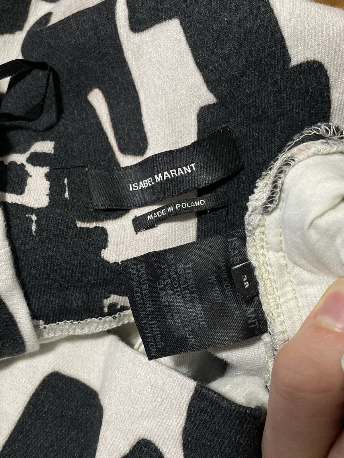 Isabel Marant Vintage pants Isabel Marant Monochrome Printed Cotton Size 26" / US 2 / IT 38 - 14 Thumbnail