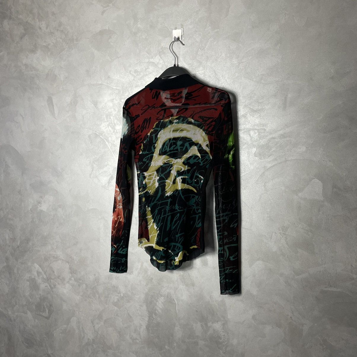 Jean Paul Gaultier FW1997 JPG Fight Racism Face Mesh Long Sleeve Shirt Size XS / US 0-2 / IT 36-38 - 15 Thumbnail