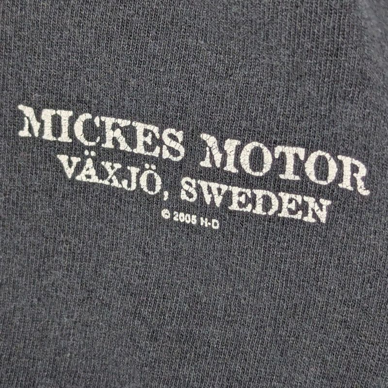 Harley Davidson × Vintage Vintage Harley Davidson Motorcycles Vaxjo Sweden Tee Shirt Size US XL / EU 56 / 4 - 6 Thumbnail