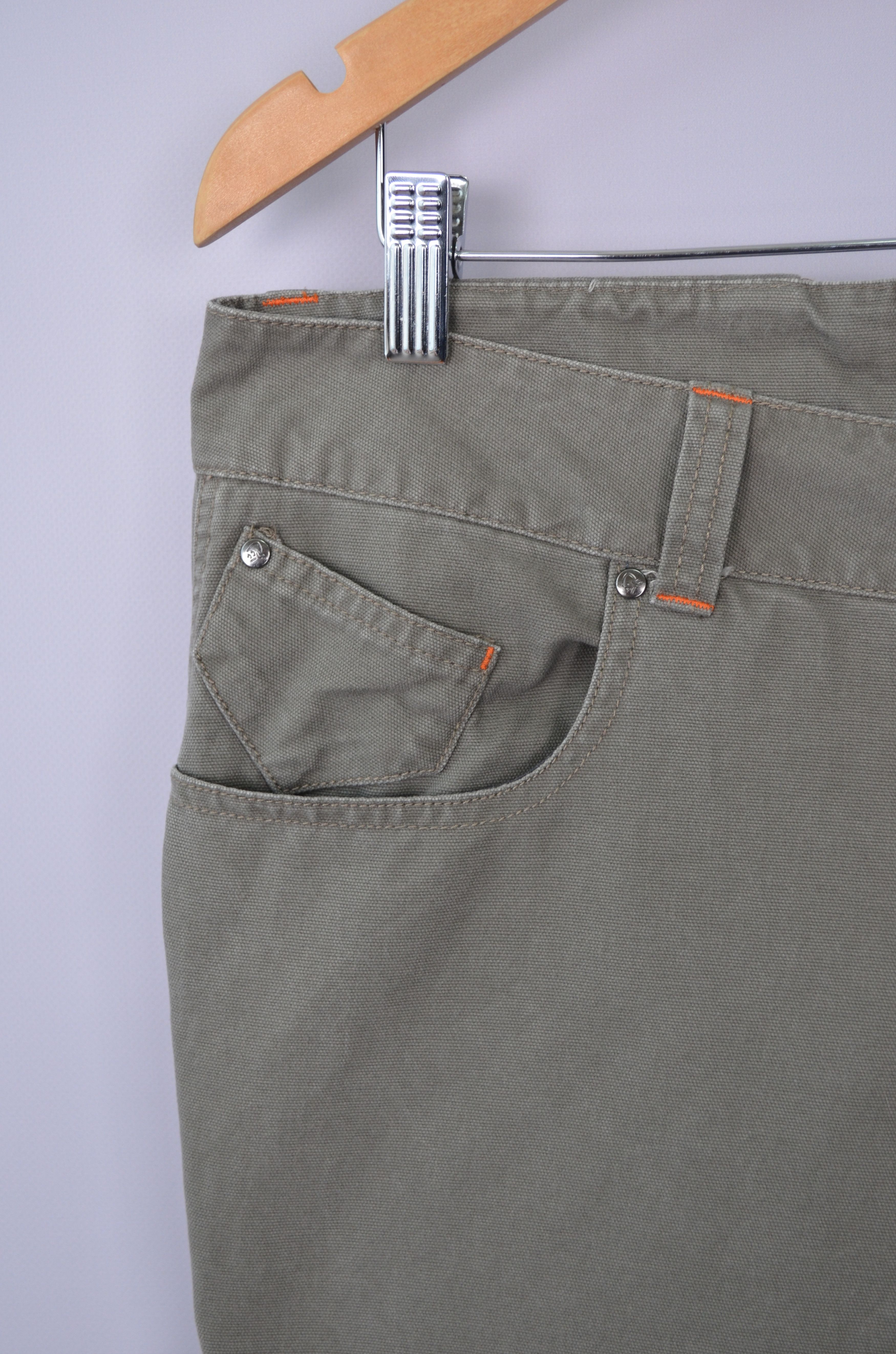 Norrona Norrona Canvas Pants Womens Grey Beige Bungee Cord Size L Size 32" / US 10 / IT 46 - 5 Thumbnail