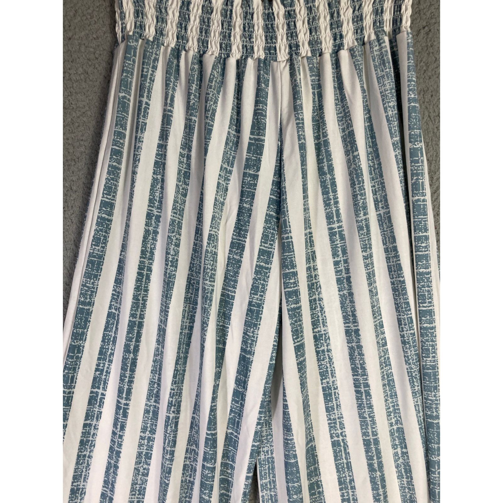 Other West Loop Women's Striped Wide-Leg Pants Blue Size L Size 24" / US 00 / IT 34 - 10 Thumbnail