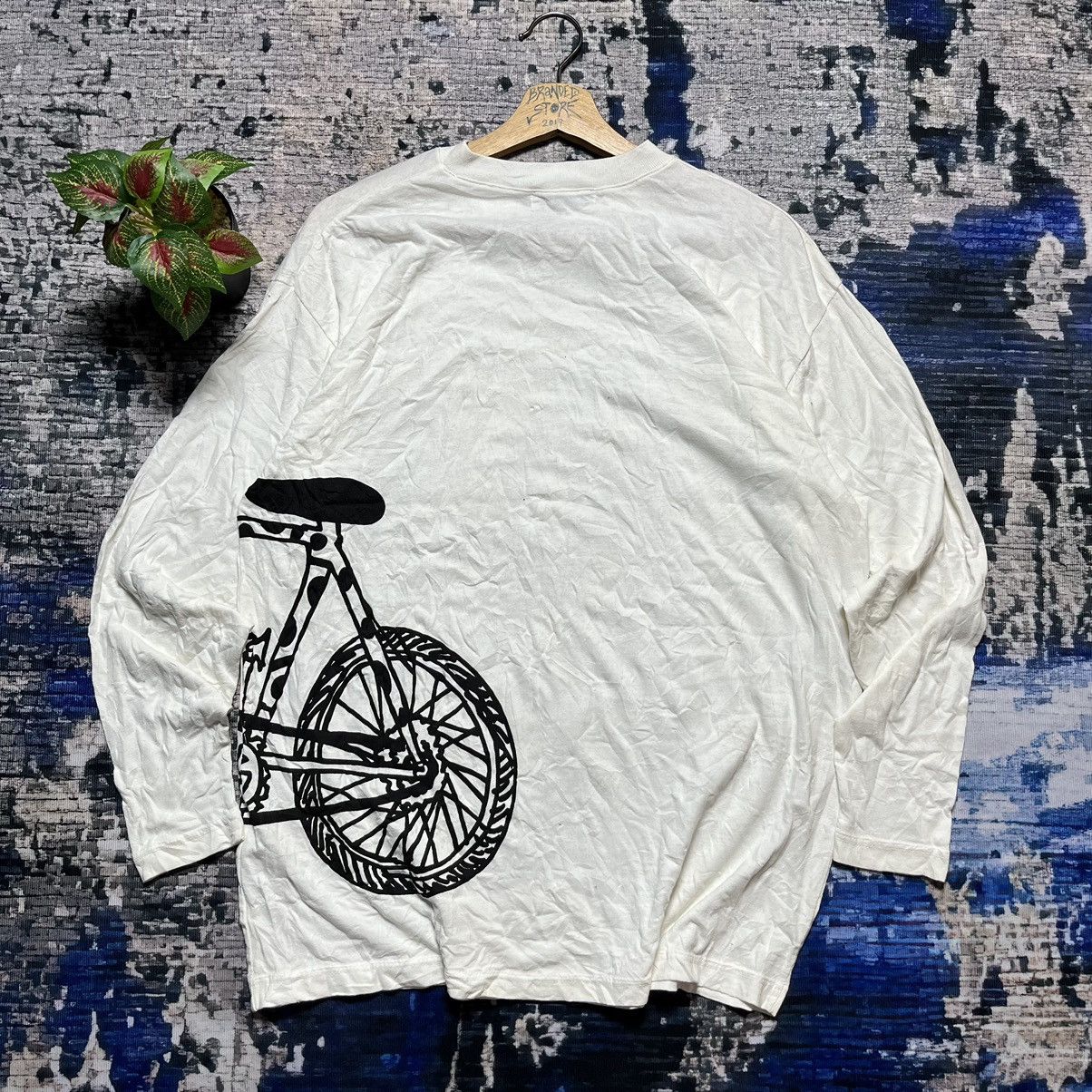 Vintage 🔥Vintage Traders Bike USA Big Logo Long Sleeve tee 🇺🇸 Size US M / EU 48-50 / 2 - 2 Thumbnail