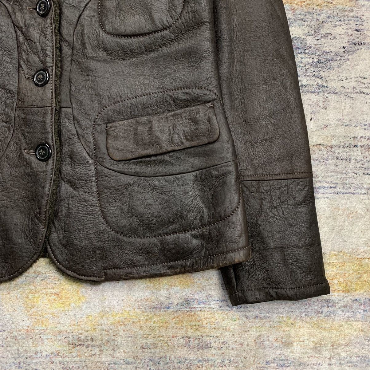 Jil Sander 2000s Jil Sander shearling leather jacket Size M / US 6-8 / IT 42-44 - 4 Thumbnail