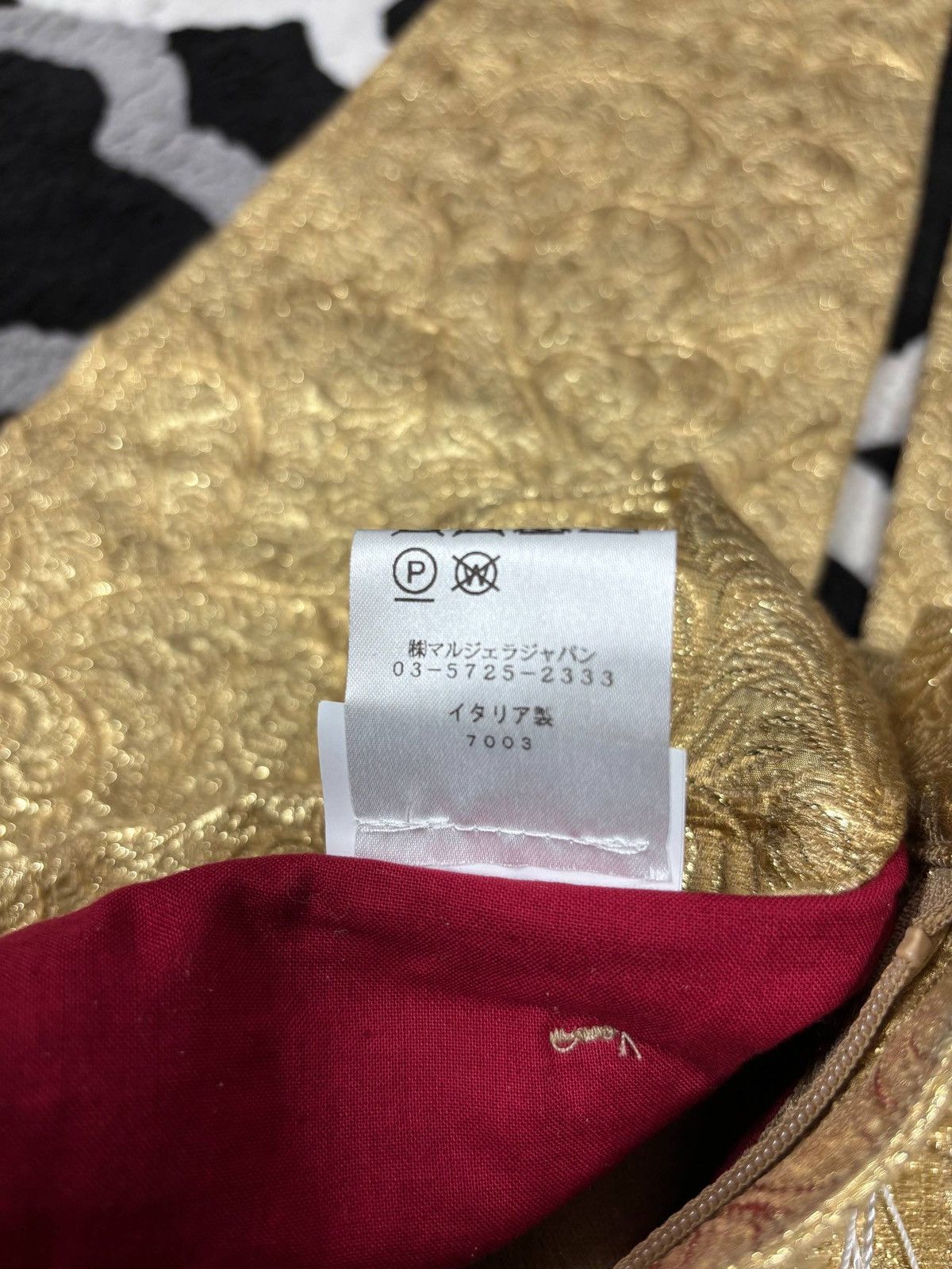Maison Margiela 2019 Maison Margiela Cotton Silk Brocade Jeans Runway Size 24" / US 00 / IT 34 - 7 Thumbnail