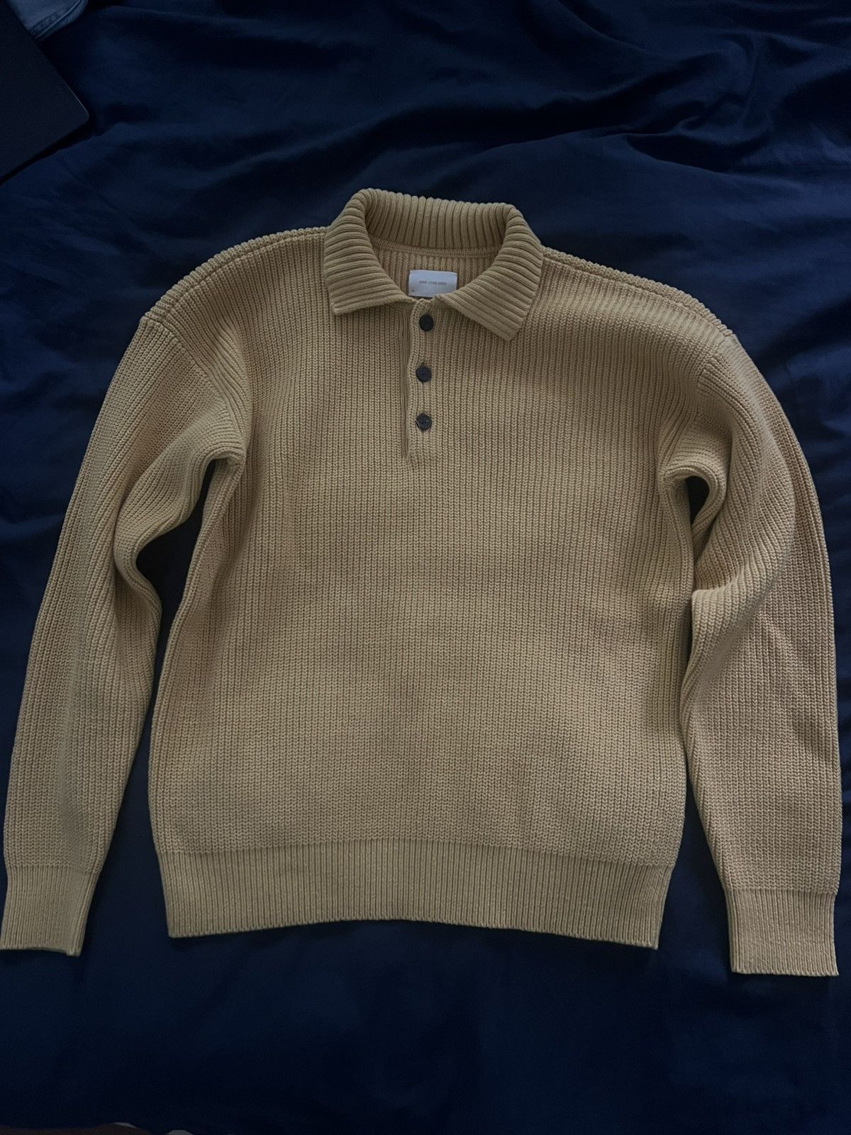 Aime Leon Dore Aime Leon Dore Shaker Stitch Polo Size US M / EU 48-50 / 2 - 2 Thumbnail