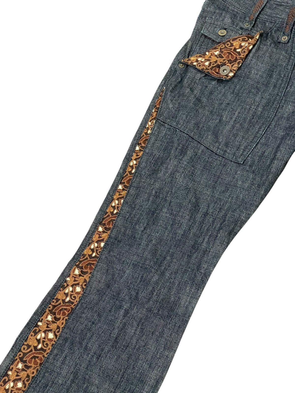 Hysteric Glamour Flare Jeans Morgan Homme Japan Hard Denim Boot Cut 1🟦6 Size US 31 - 6 Thumbnail