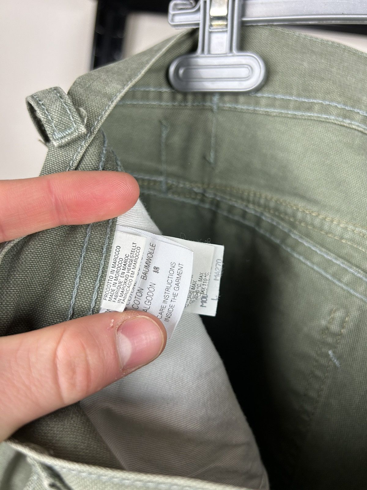 Carhartt × Diesel Diesel Y2k Vintage Single Knee Canvas 90s Denim Jeans Pants Size US 33 - 13 Thumbnail