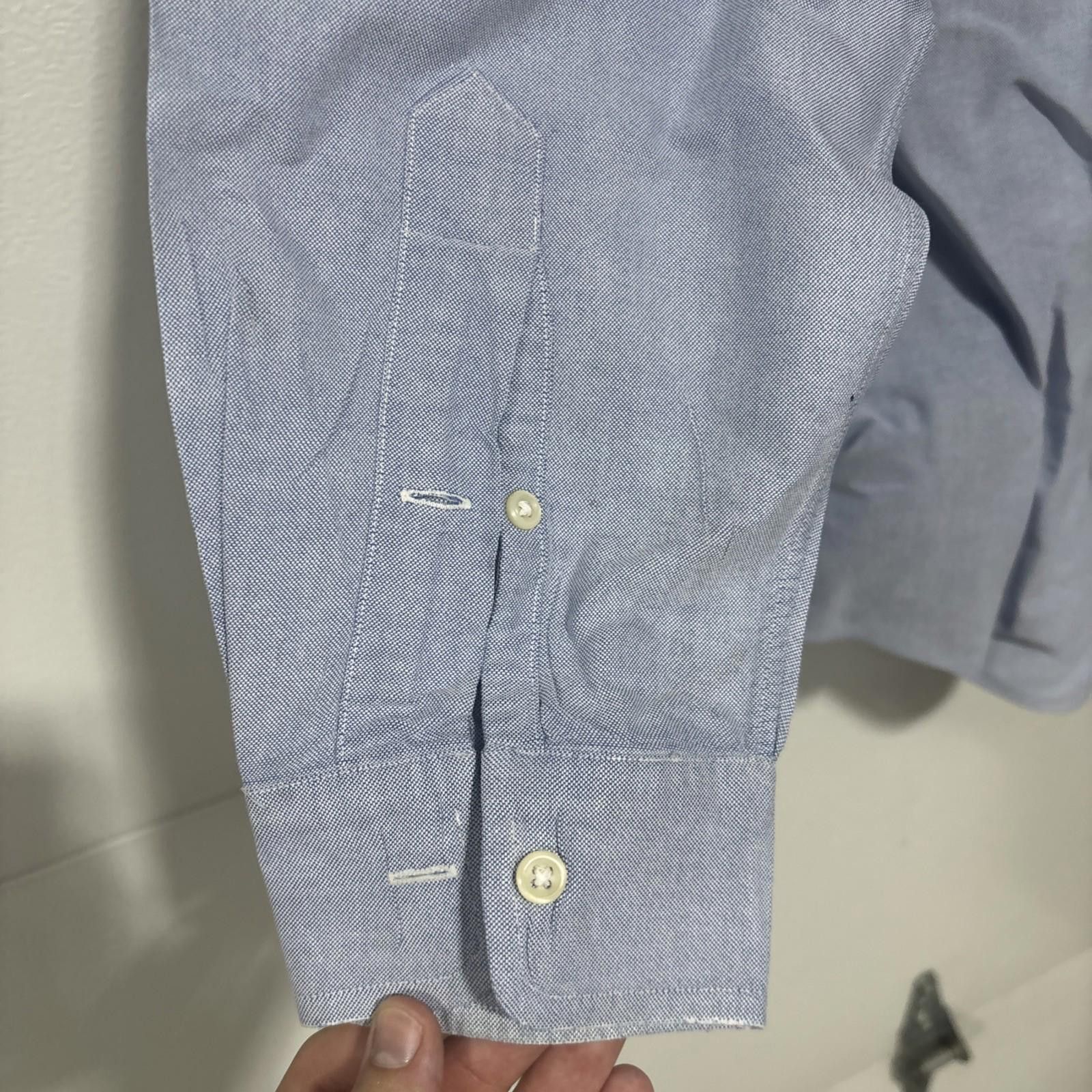 Polo Ralph Lauren Polo Ralph Lauren Custom Fit Blue Dress Shirt Men Large 16.5 Size 42R - 8 Thumbnail