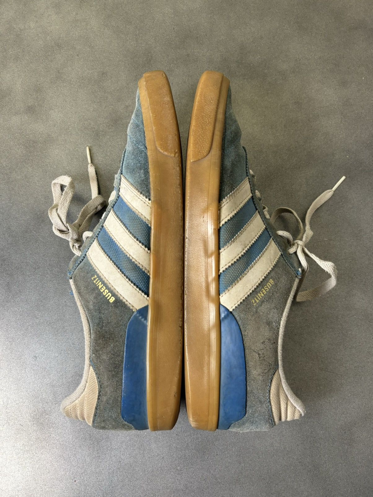 Adidas × Vintage Adidas Skateboarding Busenitz Vulc Bluebird Gum Sole Suede Size US 10.5 / EU 43-44 - 11 Thumbnail