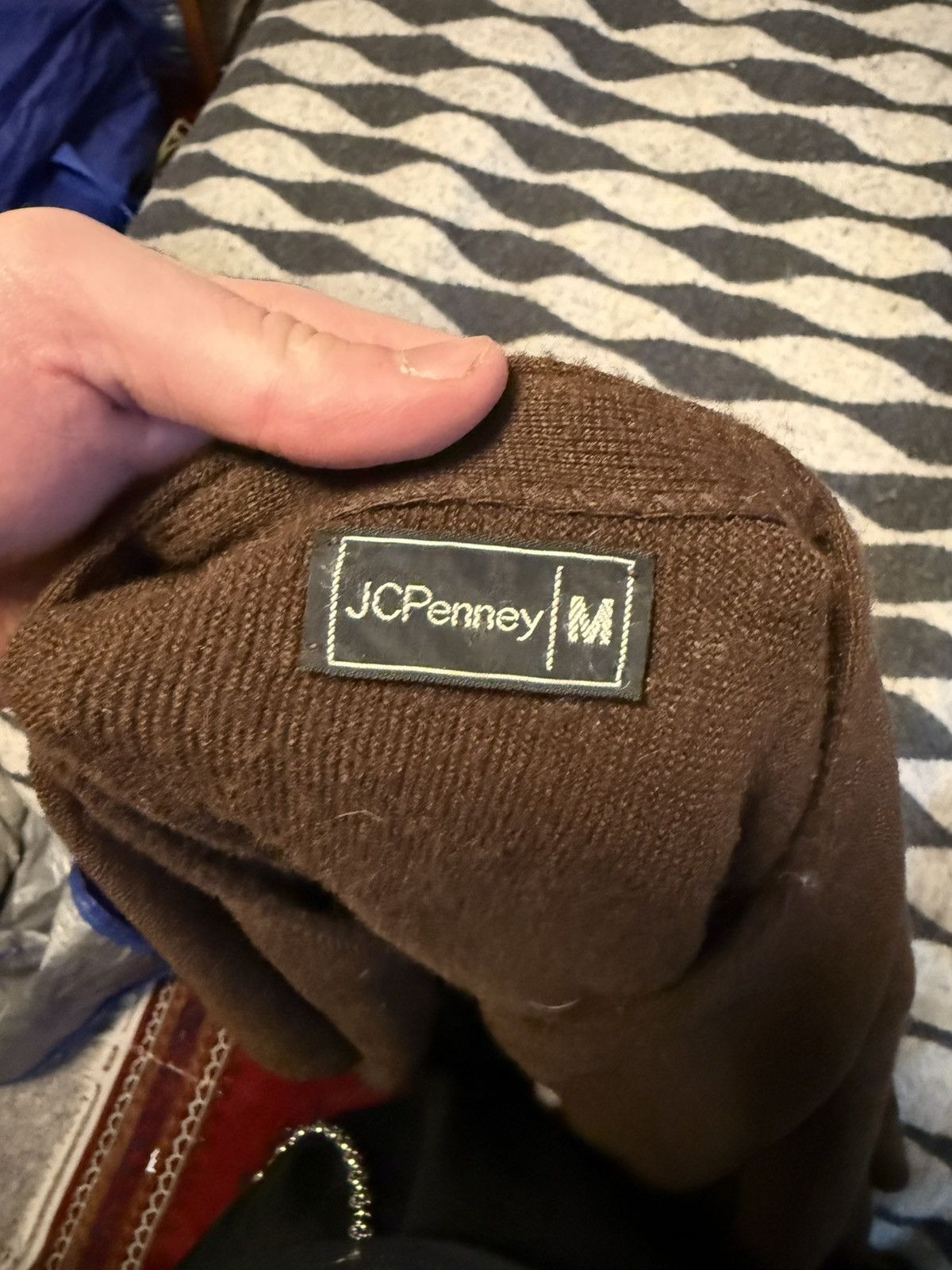 Vintage J.C. Penney vintage brown cardigan Size US M / EU 48-50 / 2 - 3 Thumbnail