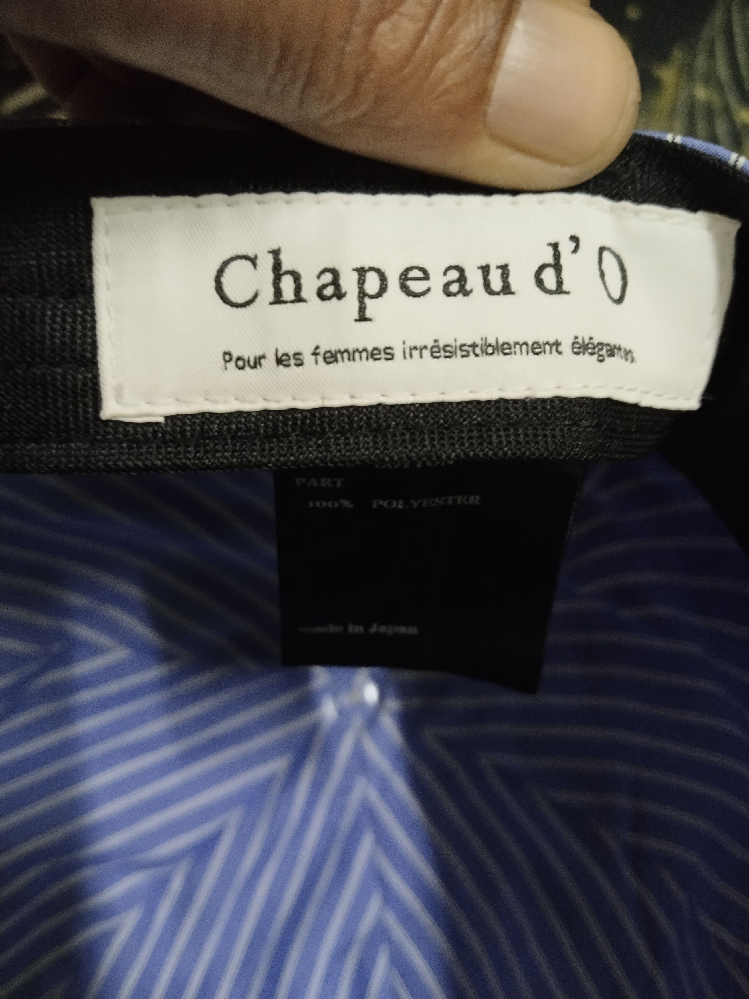 Designer RARE CHAPEAUD STRIKE MADE IN JAPAN Size ONE SIZE - 6 Thumbnail