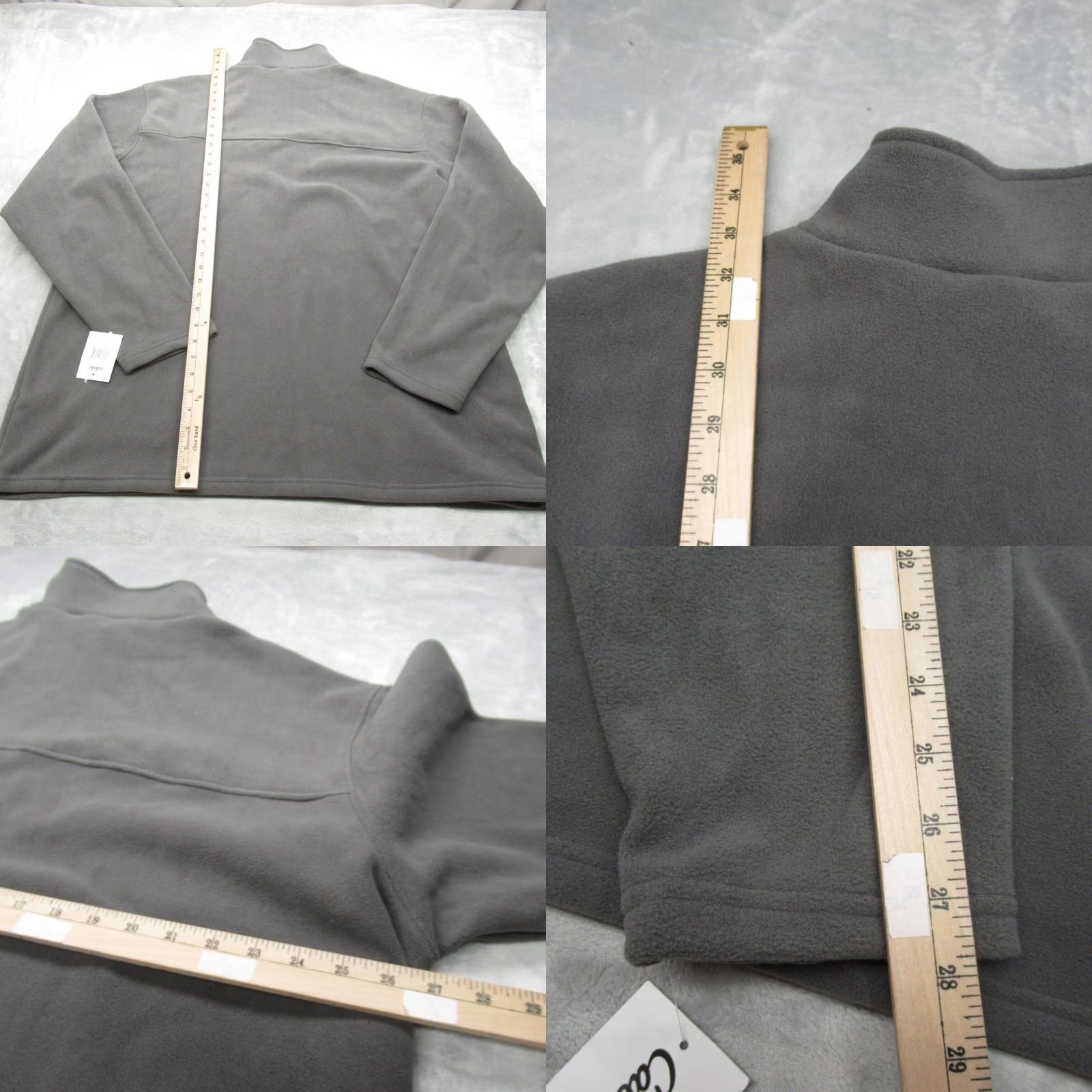Vintage Cabelas Polar Fleece Sweatshirt 1/4 Zip Mens 2XL Tall Gray Thermal NEW Size US XXL / EU 58 / 5 - 8 Thumbnail