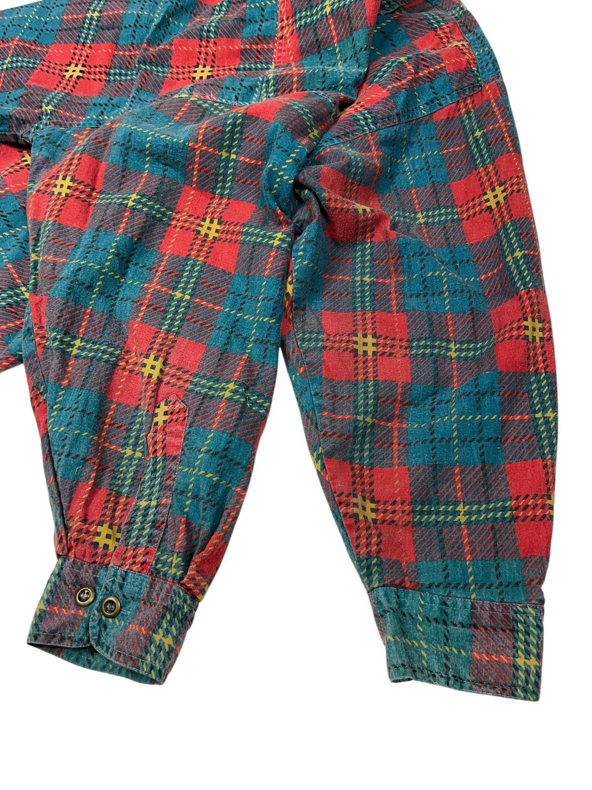 Le Frog × Vintage Vintage 80s Le Frog Insulated Work Flannel Overshirt Size US XL / EU 56 / 4 - 8 Thumbnail
