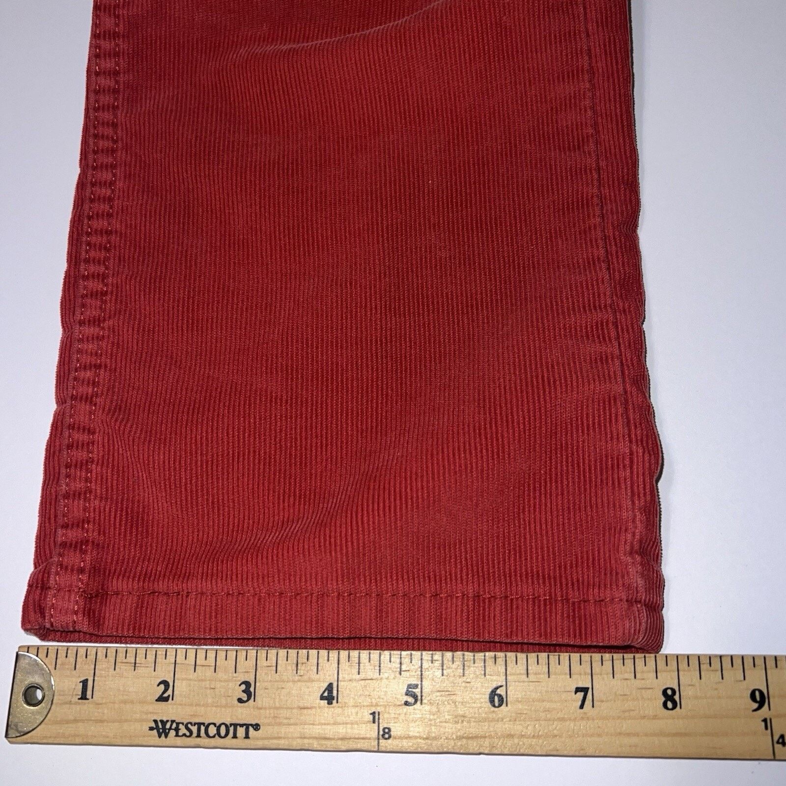Levi's Levi’s 514 Corduroy Red Jeans Pants 30 x 32 White Tab Size US 30 / EU 46 - 12 Thumbnail