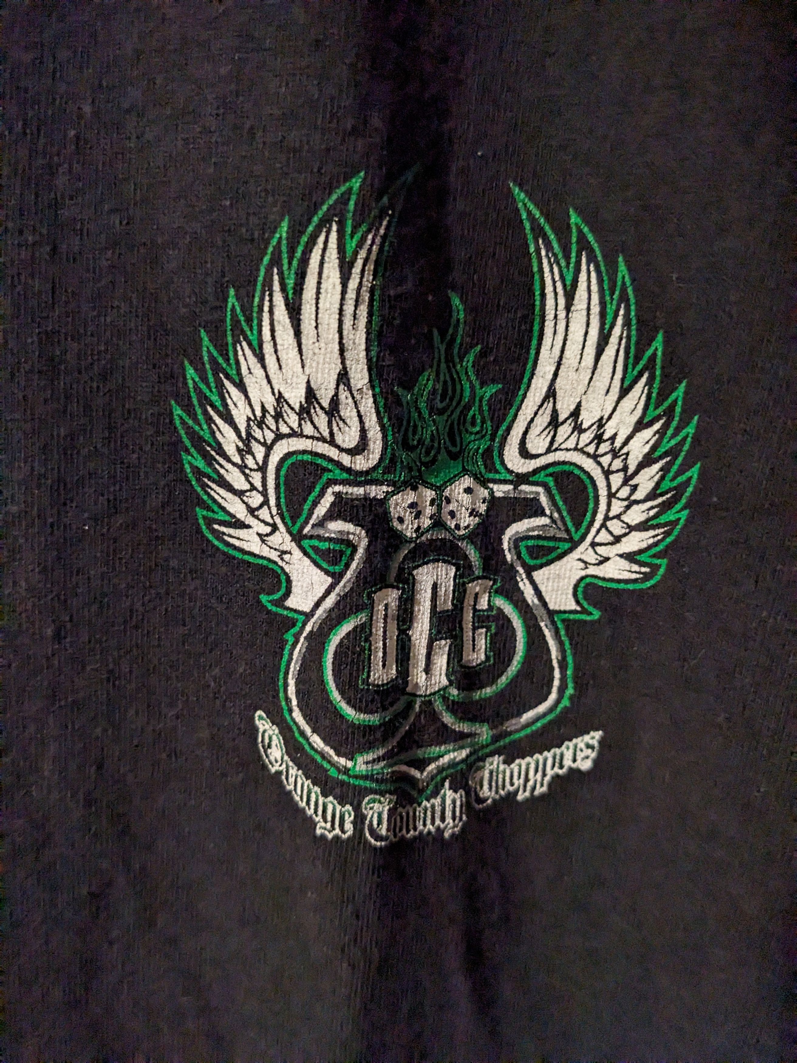 Harley Davidson × Vintage × West Coast Choppers Vintage Y2K Orange Country Choppers Motorcycle Dice T-Shirt Size US XXL / EU 58 / 5 - 4 Thumbnail