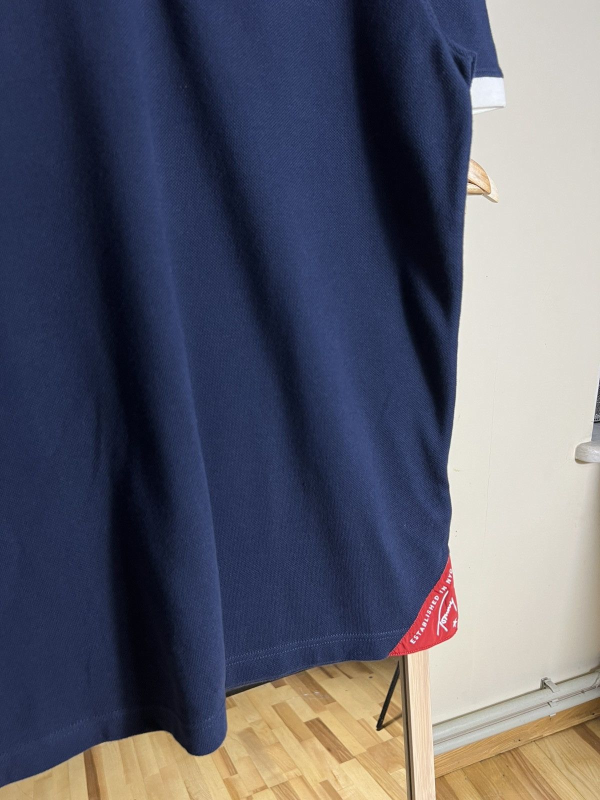 Tommy Hilfiger Tommy Hilfiger Vintage Flag Stars Collar Polo Shirt Navy Size US XXL / EU 58 / 5 - 3 Thumbnail