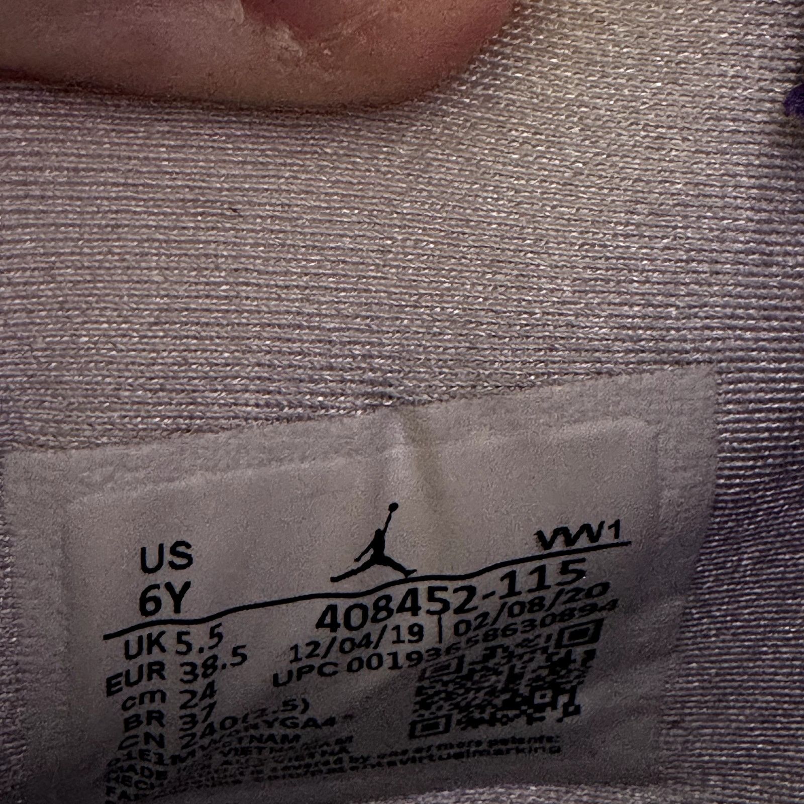 Jordan Brand × Nike Size 6 - Air Jordan 4 Retro GS Purple Metallic Men's Shoes Size US 6 / EU 39 - 6 Thumbnail