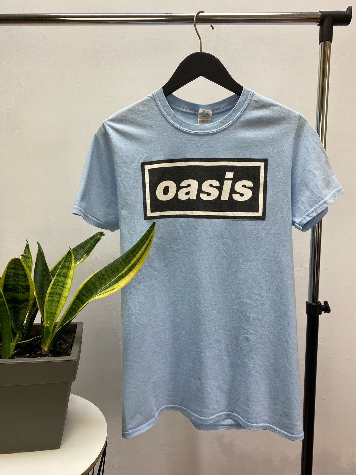 Band Tees × Vintage Oasis Shirt Box Logo Vintage Band Tees Radiohead Size US M / EU 48-50 / 2 - 1 Thumbnail