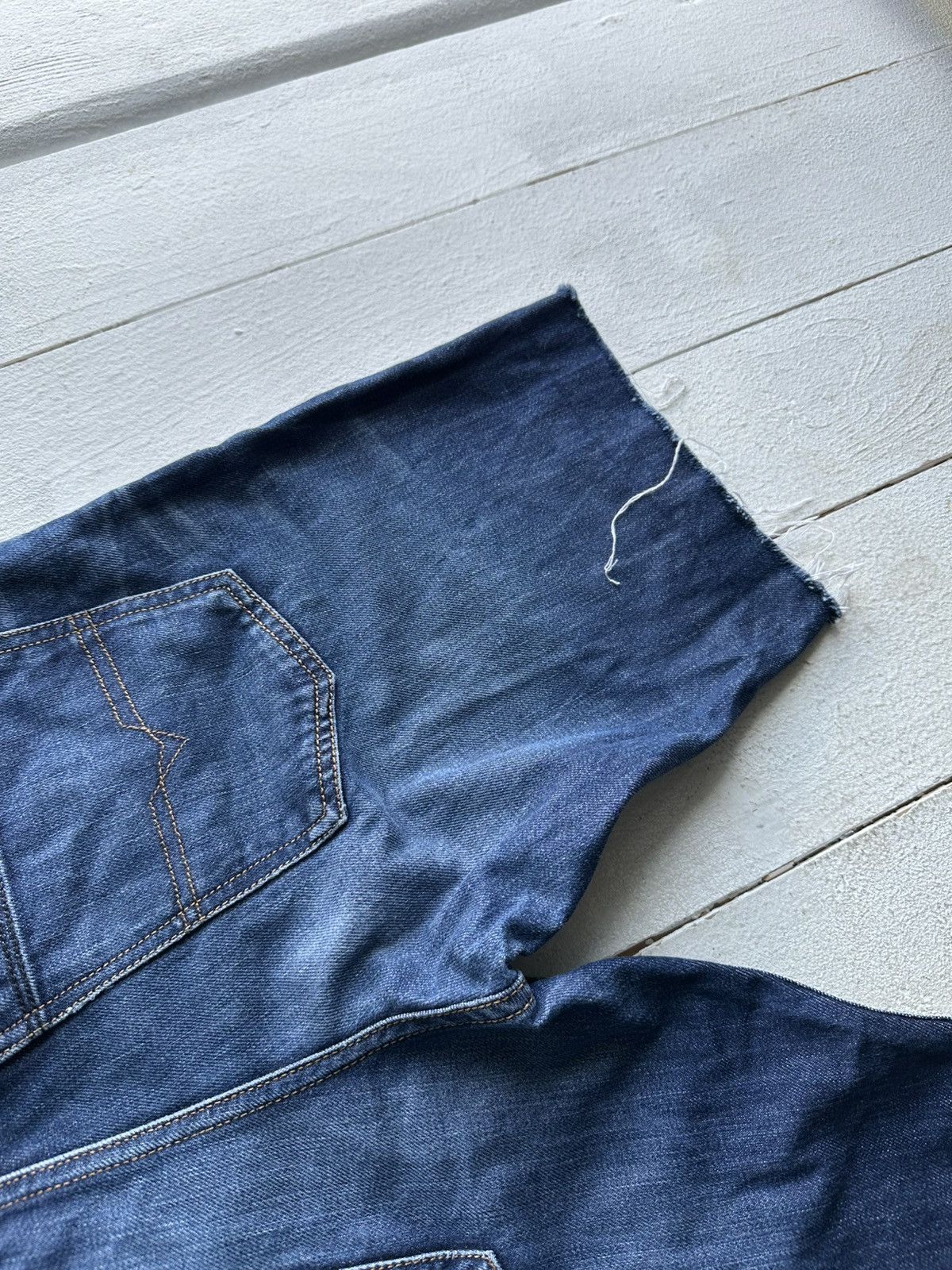 Diesel VNTG 🚨 Y2K Diesel Industry shorts Streetwear blue faded Size US 31 - 5 Thumbnail