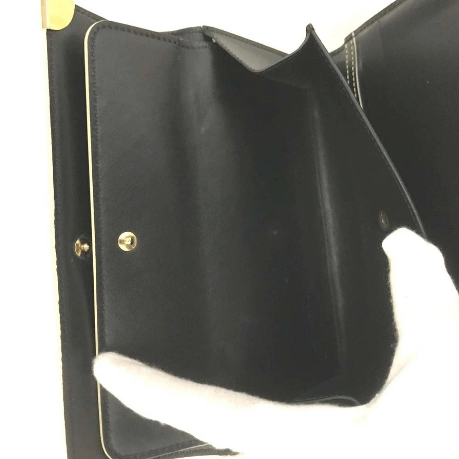 Louis Vuitton Louis Vuitton Suhali Porte Trésor International Wallet Black Size ONE SIZE - 5 Thumbnail