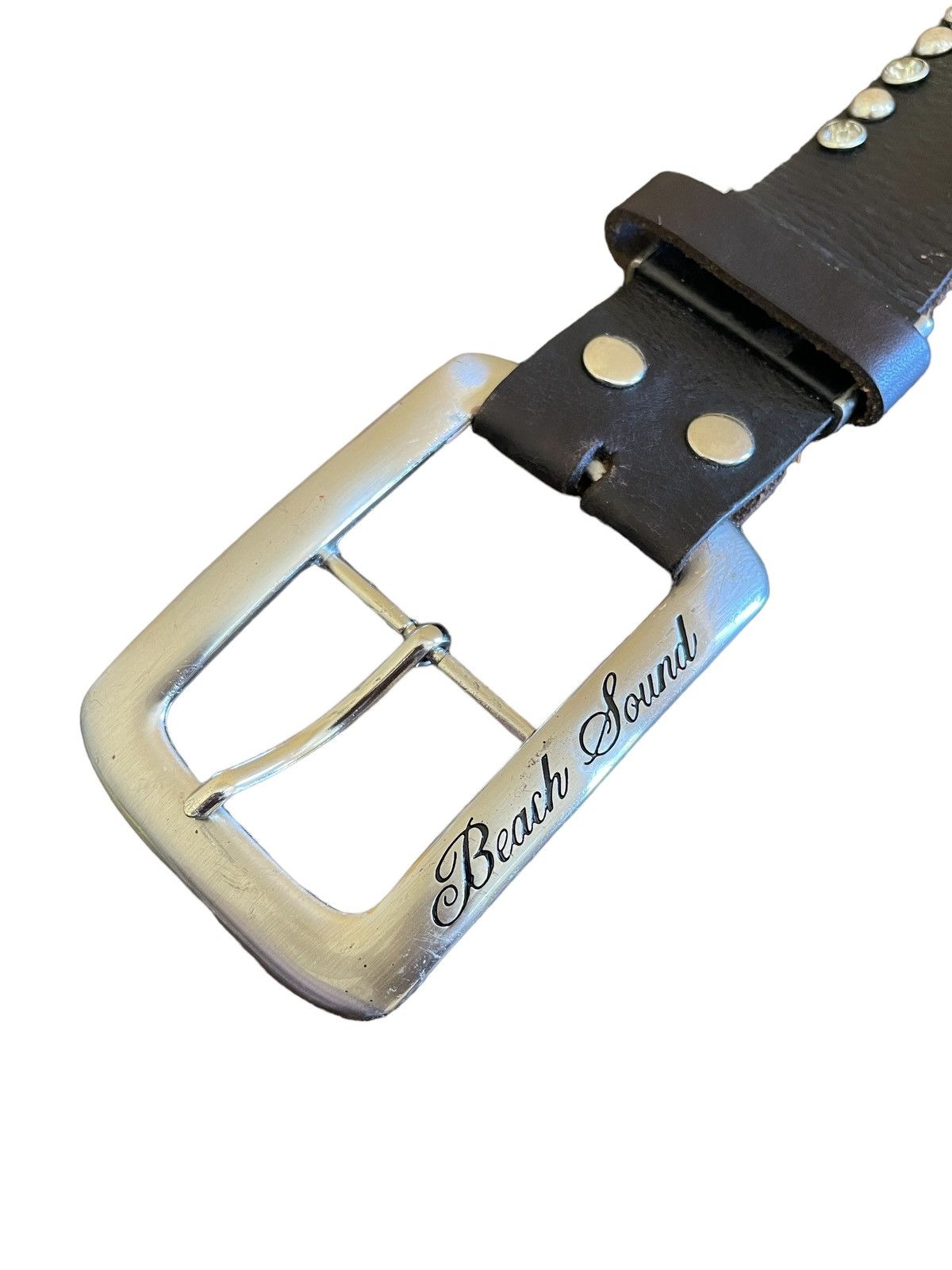 Hysteric Glamour × Japanese Brand Vintage Beach Sound Japan Cemetery Cross StudLeather Belt Size ONE SIZE - 14 Thumbnail