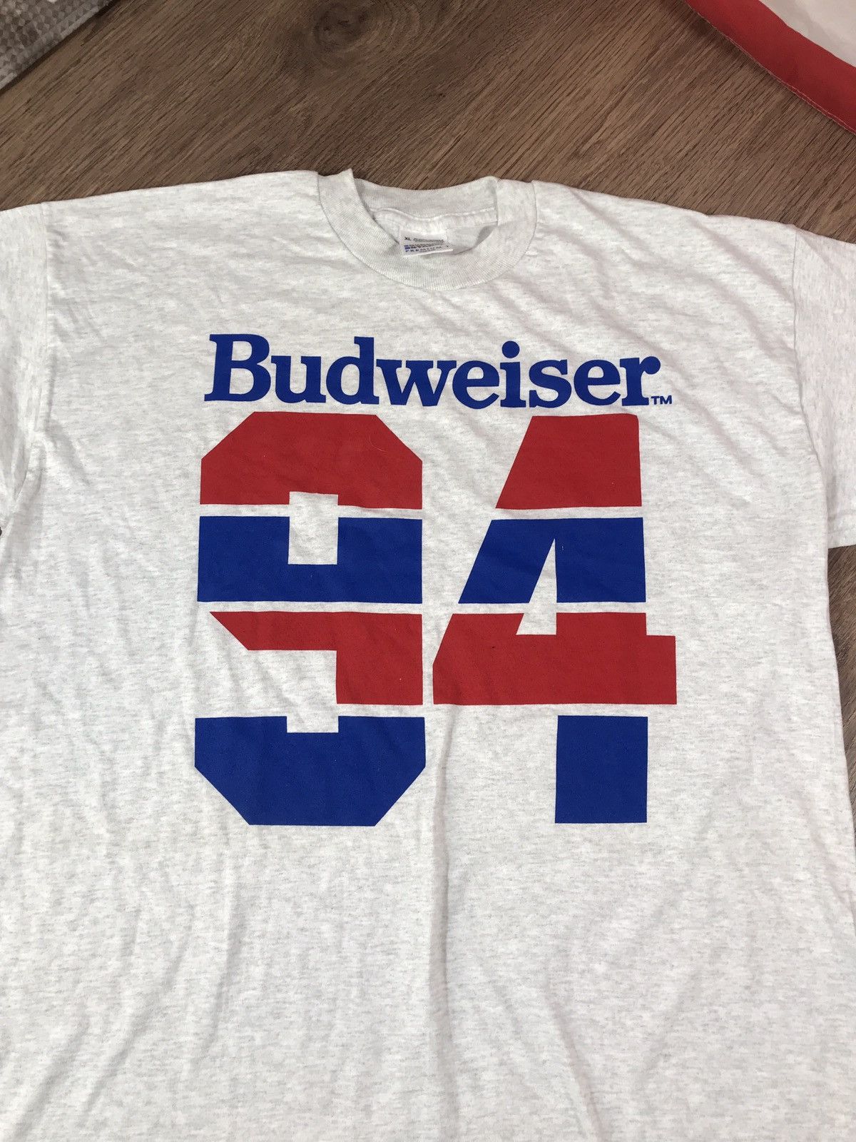 Budweiser × Vintage Vintage 1994 Budweiser T Shirt Size US XL / EU 56 / 4 - 2 Thumbnail
