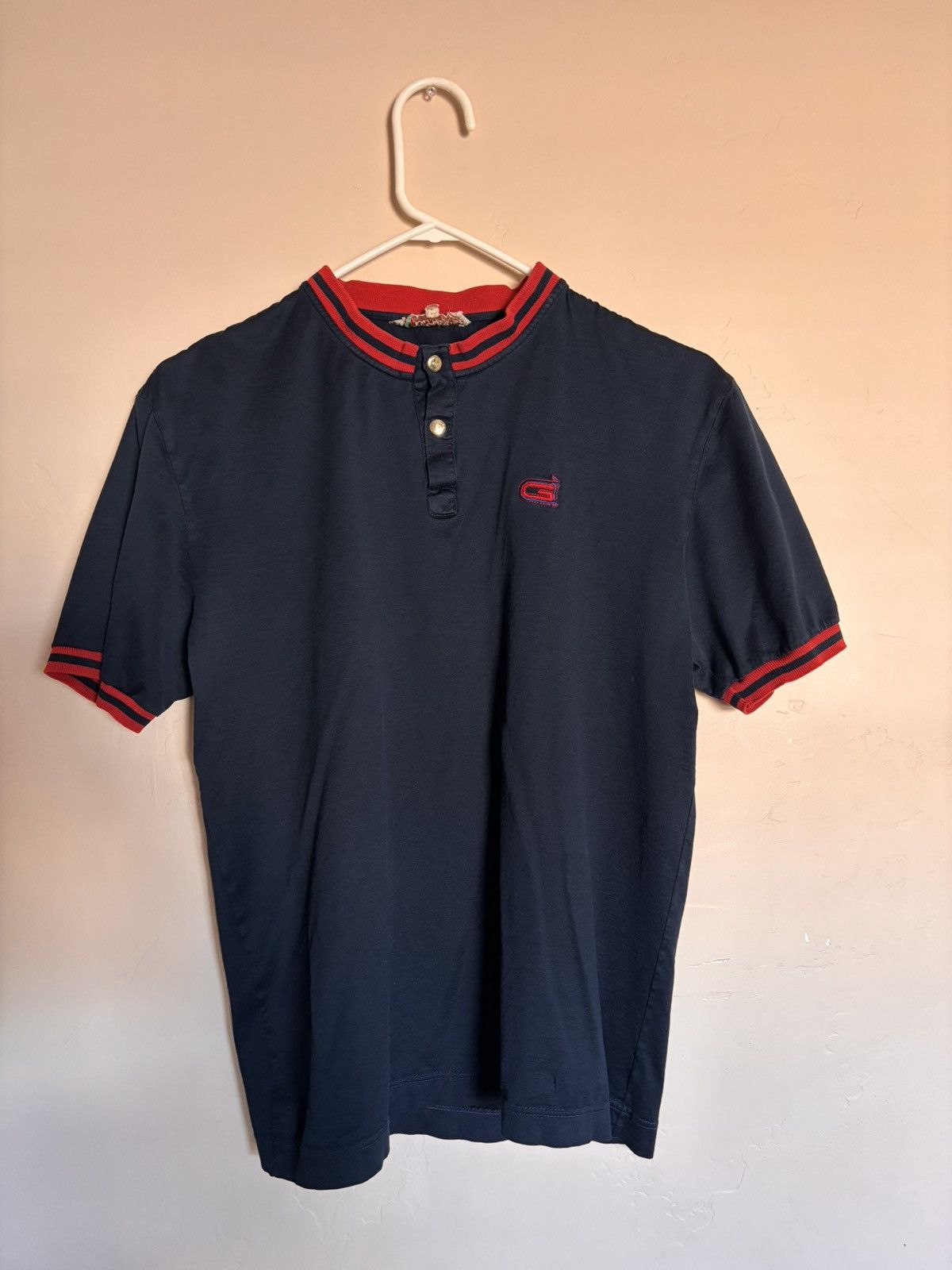 Gucci Vintage 80s-70s Gucci Embroidered Button Shirt Size US S / EU 44-46 / 1 - 1 Thumbnail
